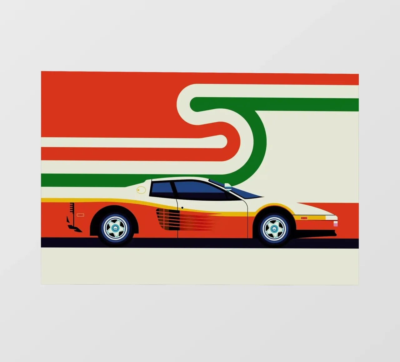 Ferrari Side telo in pvc da Bo Lundberg