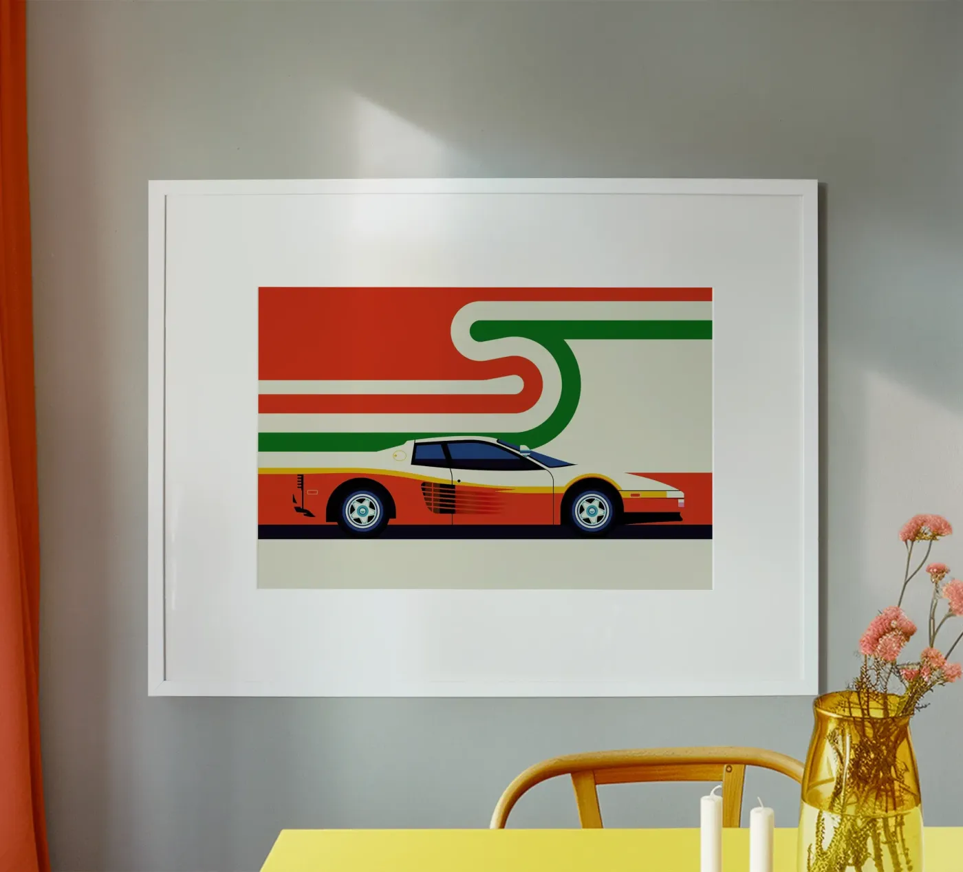 Ferrari Side poster da Bo Lundberg
