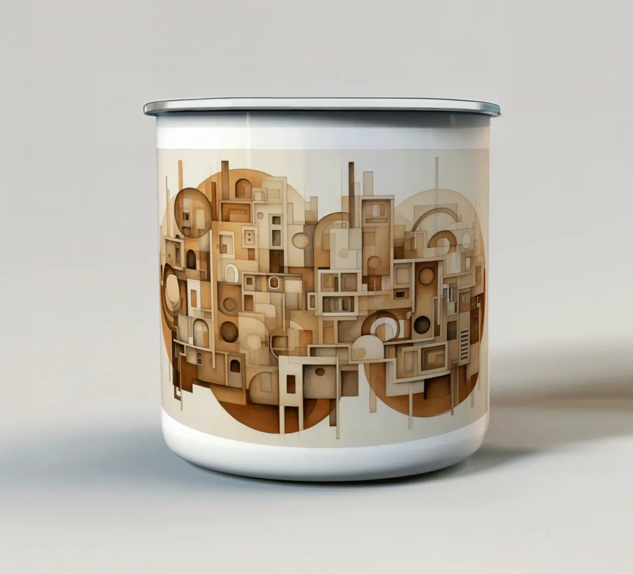 Città astratta tazza in smalto da Imagine