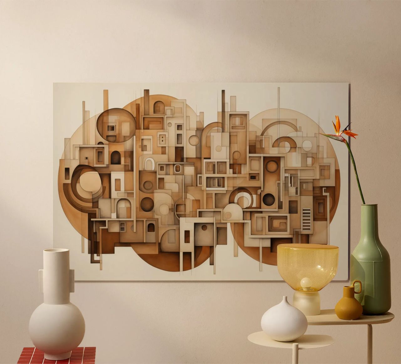 Abstract city poster by Imagine