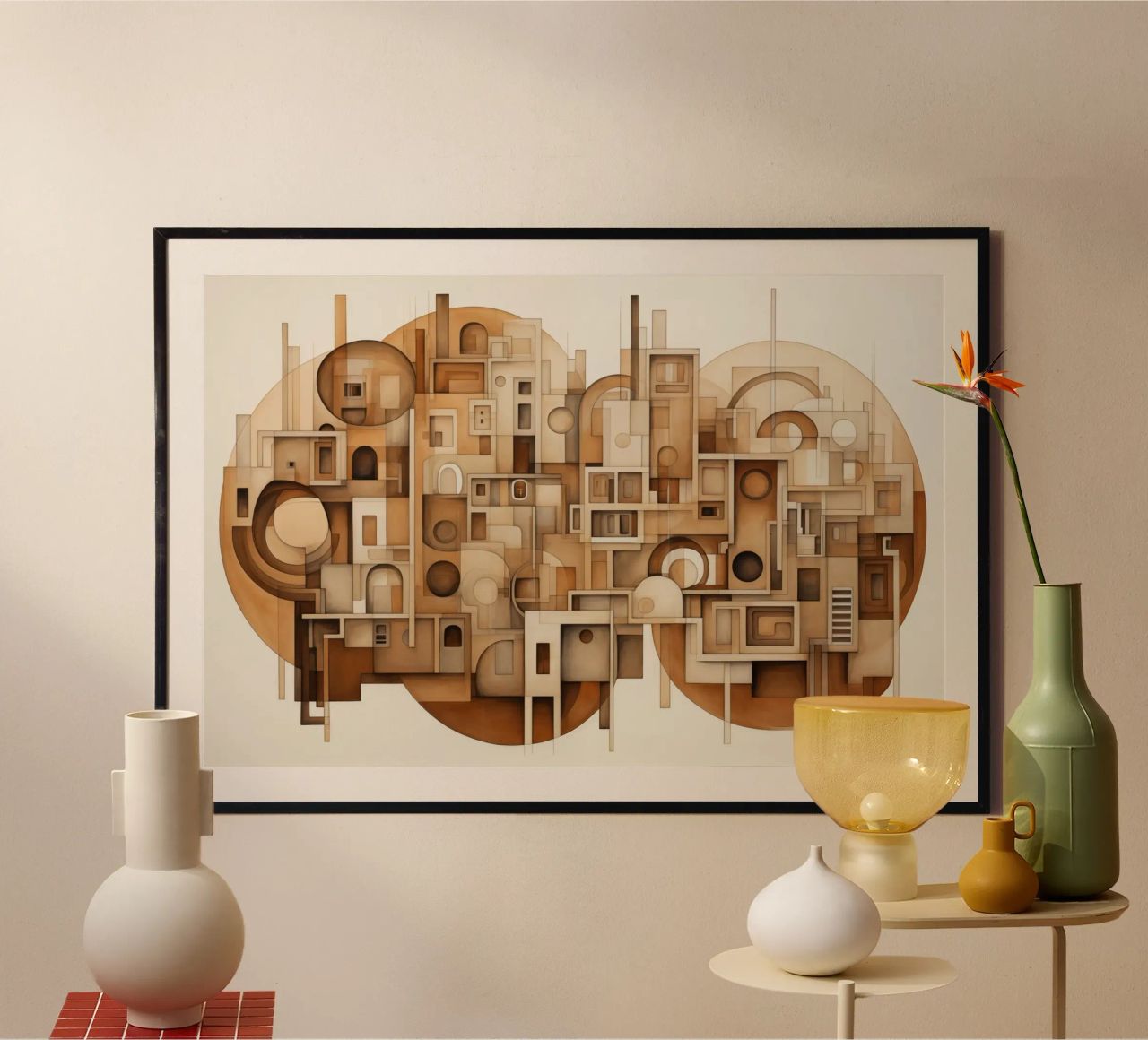 Abstract city poster by Imagine