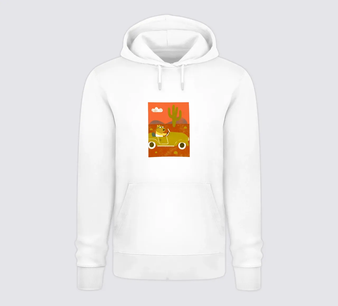 Cane in auto felpa con cappuccio da THE LATEST SHOP