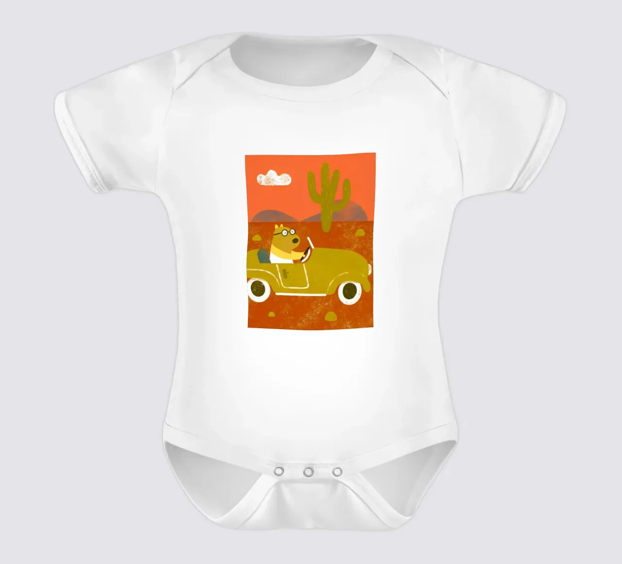 Cane in auto body neonato maniche corte da THE LATEST SHOP