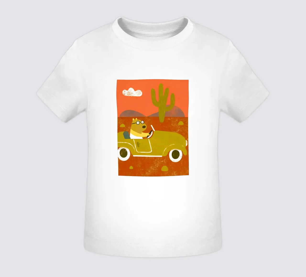 Cane in auto maglietta neonato da THE LATEST SHOP
