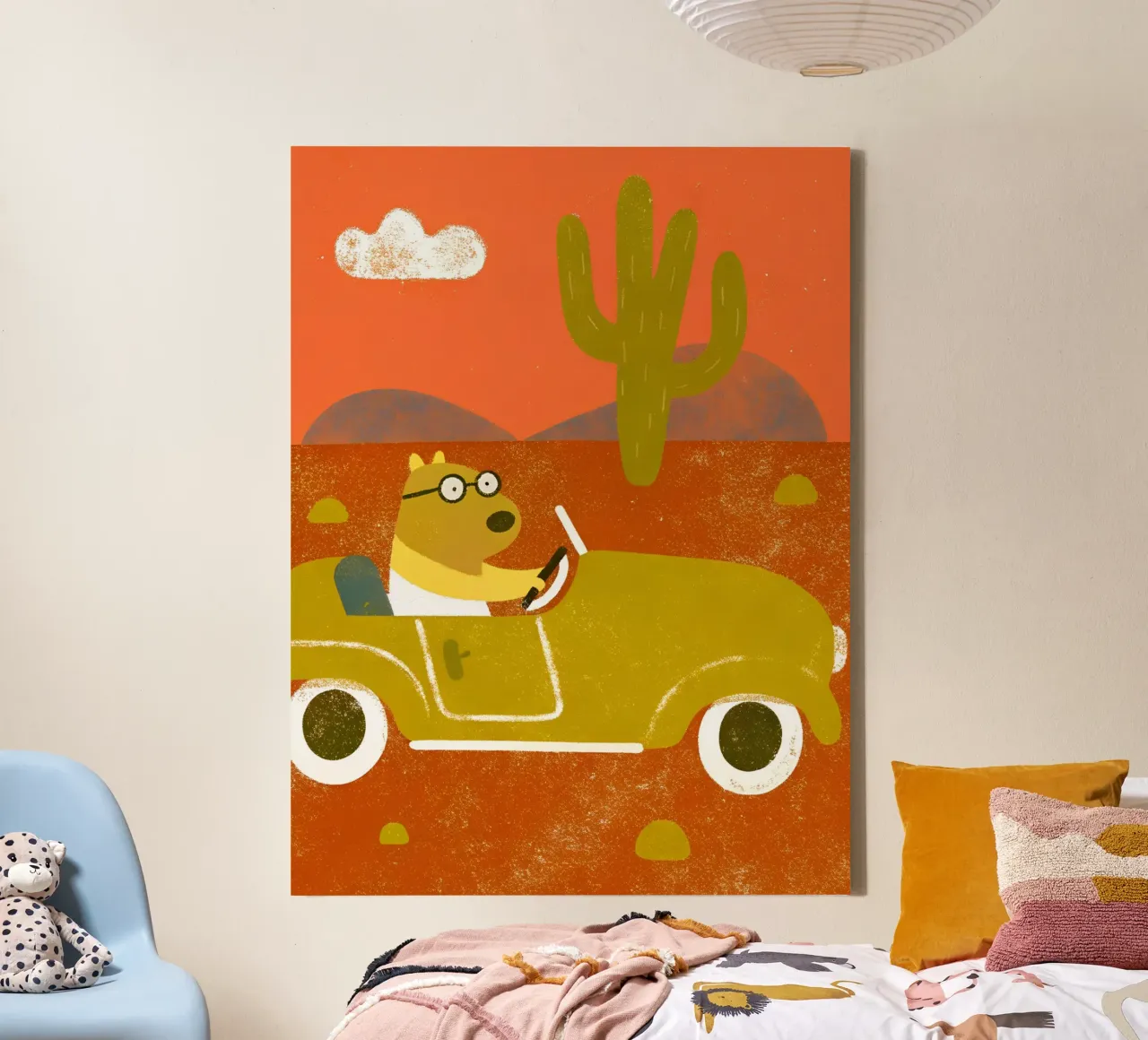 Cane in auto tela con Cornice a cassetta da THE LATEST SHOP