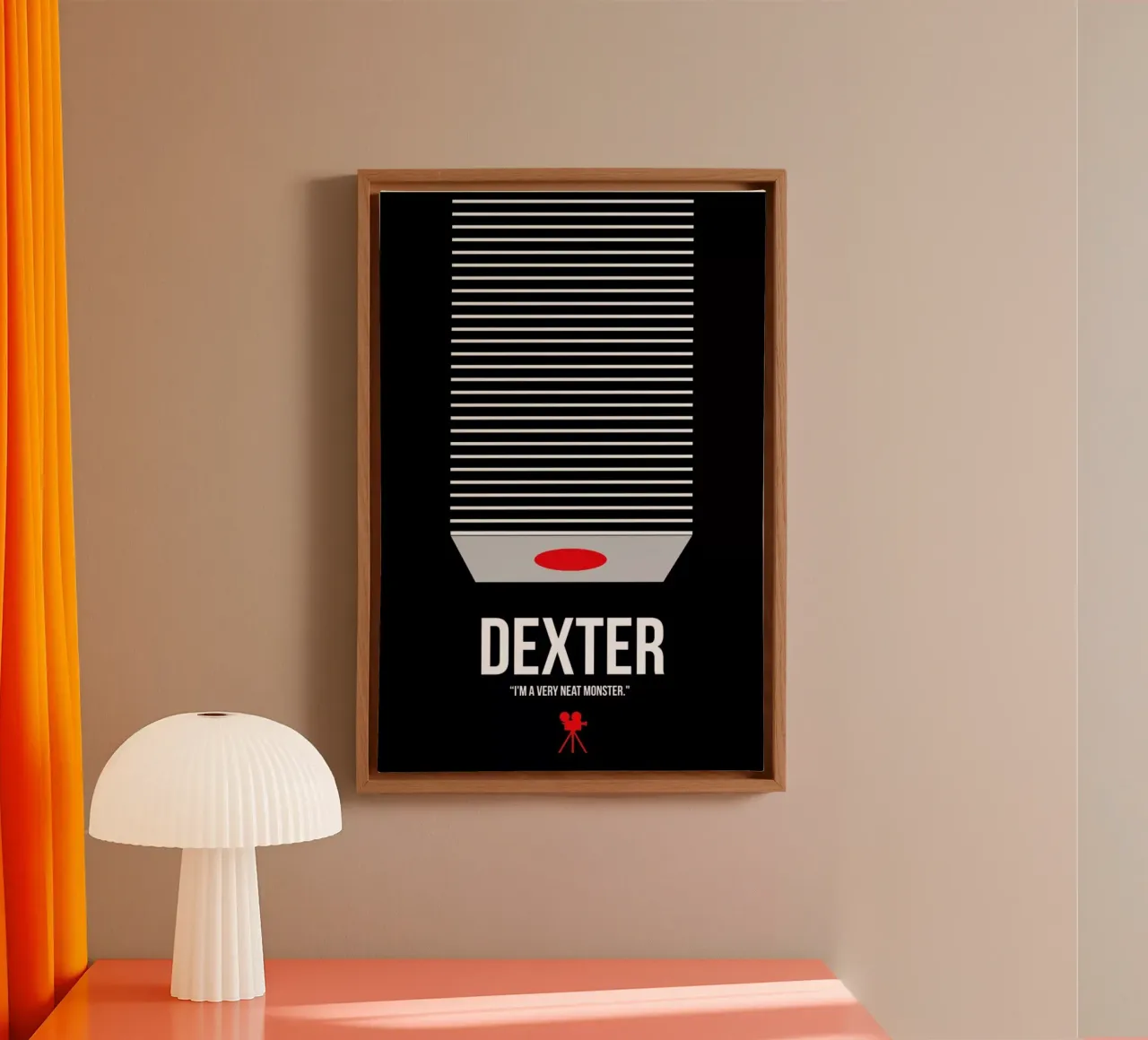 Dexter 2 tela con Cornice a cassetta da Naxart