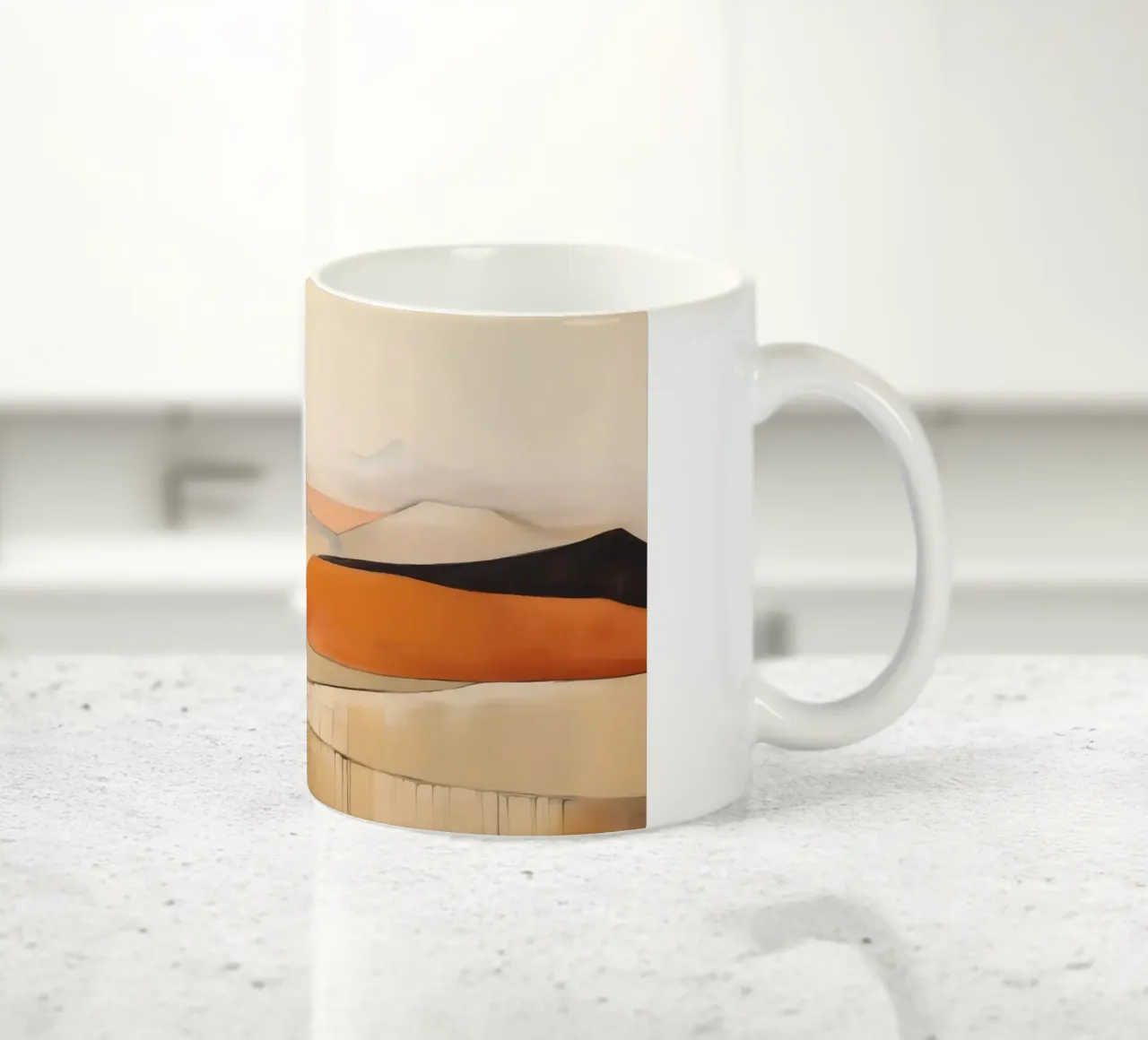 Paese delle colline tazza in ceramica da Imagine