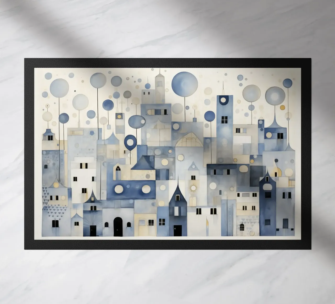 Città astratta zerbino da Imagine