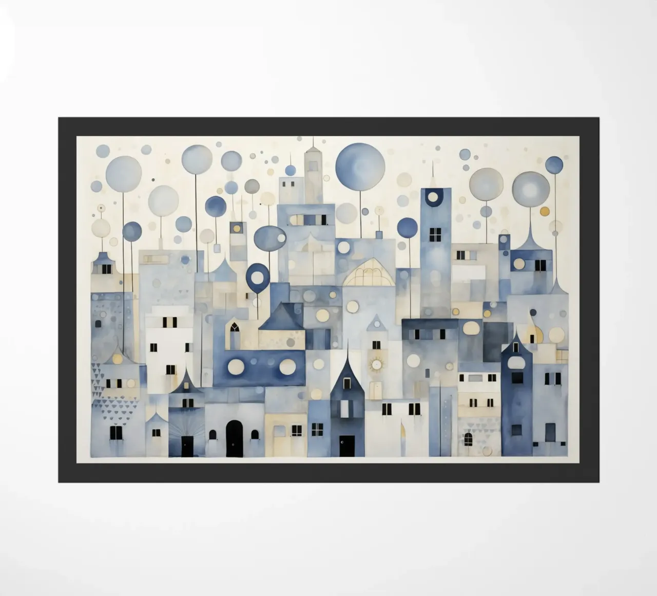 Città astratta zerbino da Imagine