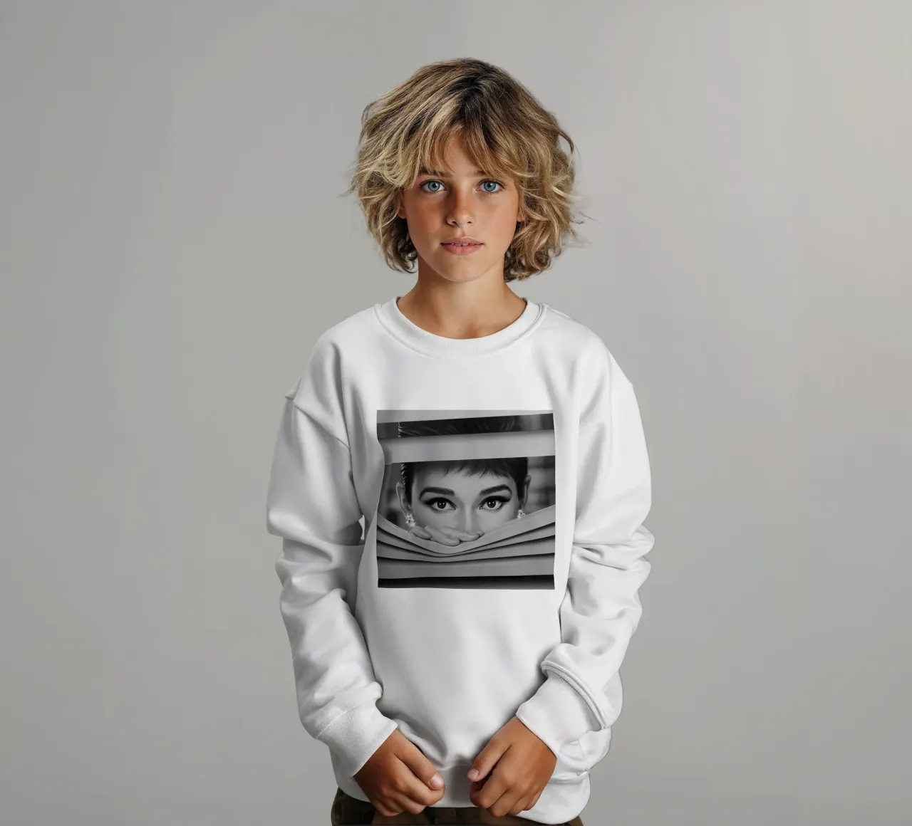 Regarde Mes yeux sweat enfant de Alex happy shop