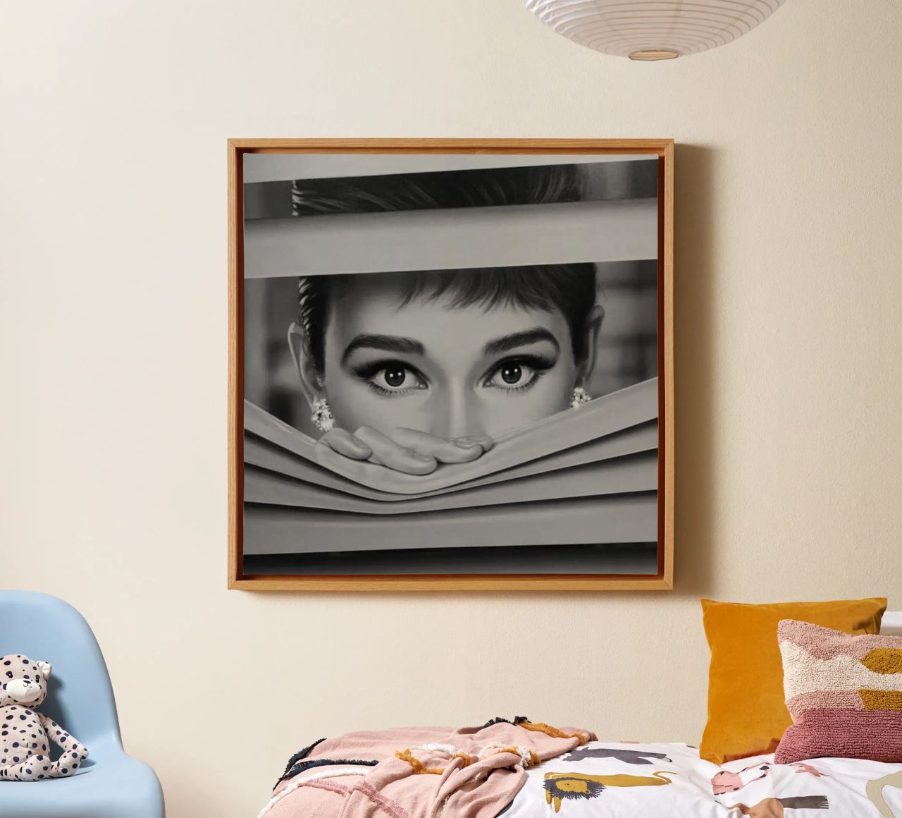 Schaut Meine Augen Leinwand von Alex happy shop