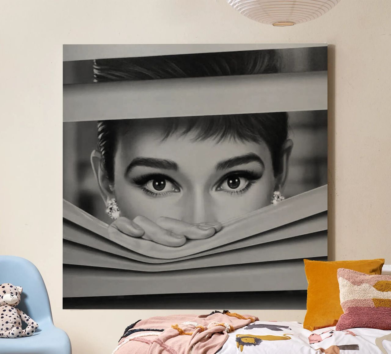 Schaut Meine Augen Leinwand von Alex happy shop