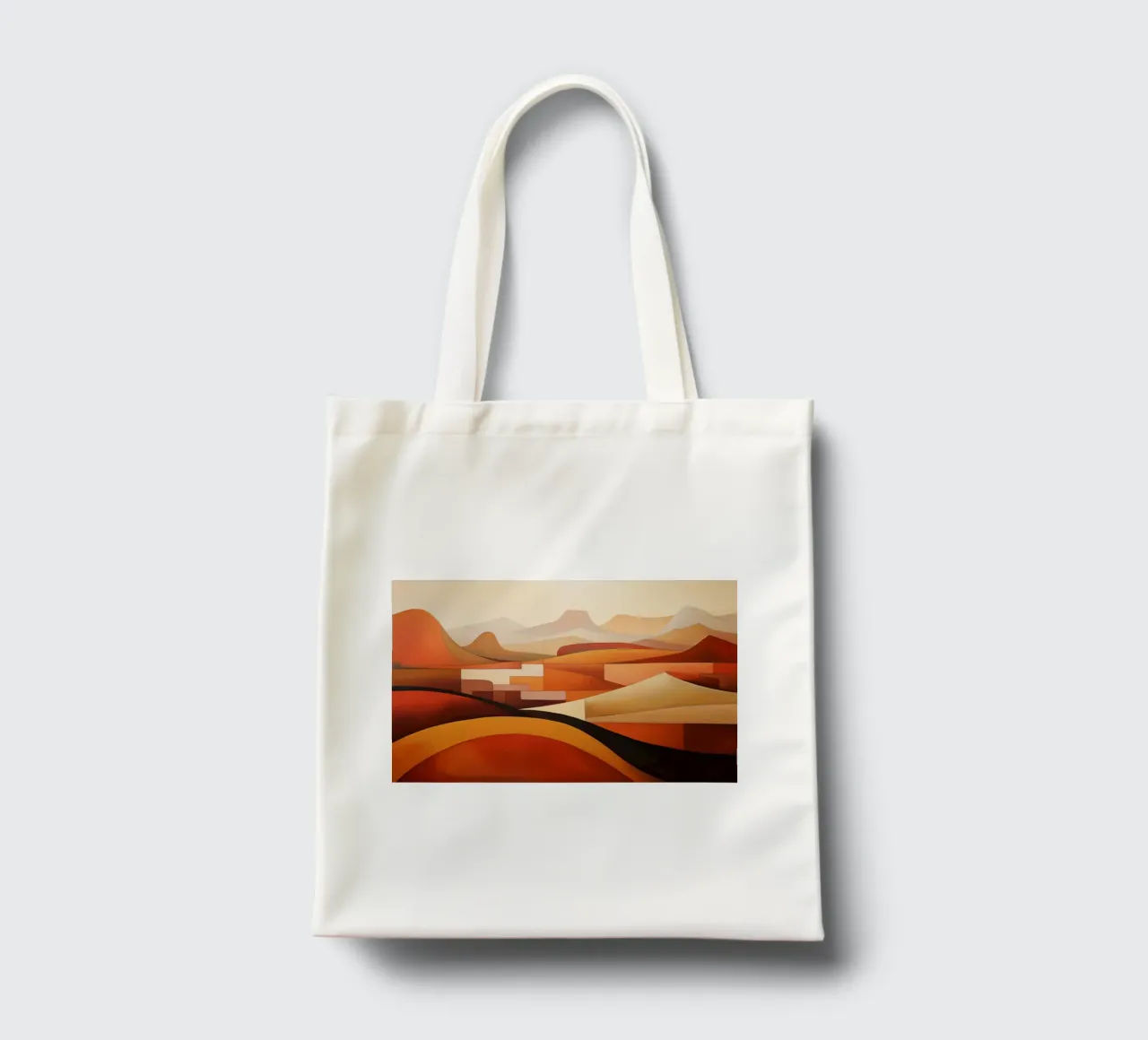 Red Landscape tote bag by Imagine