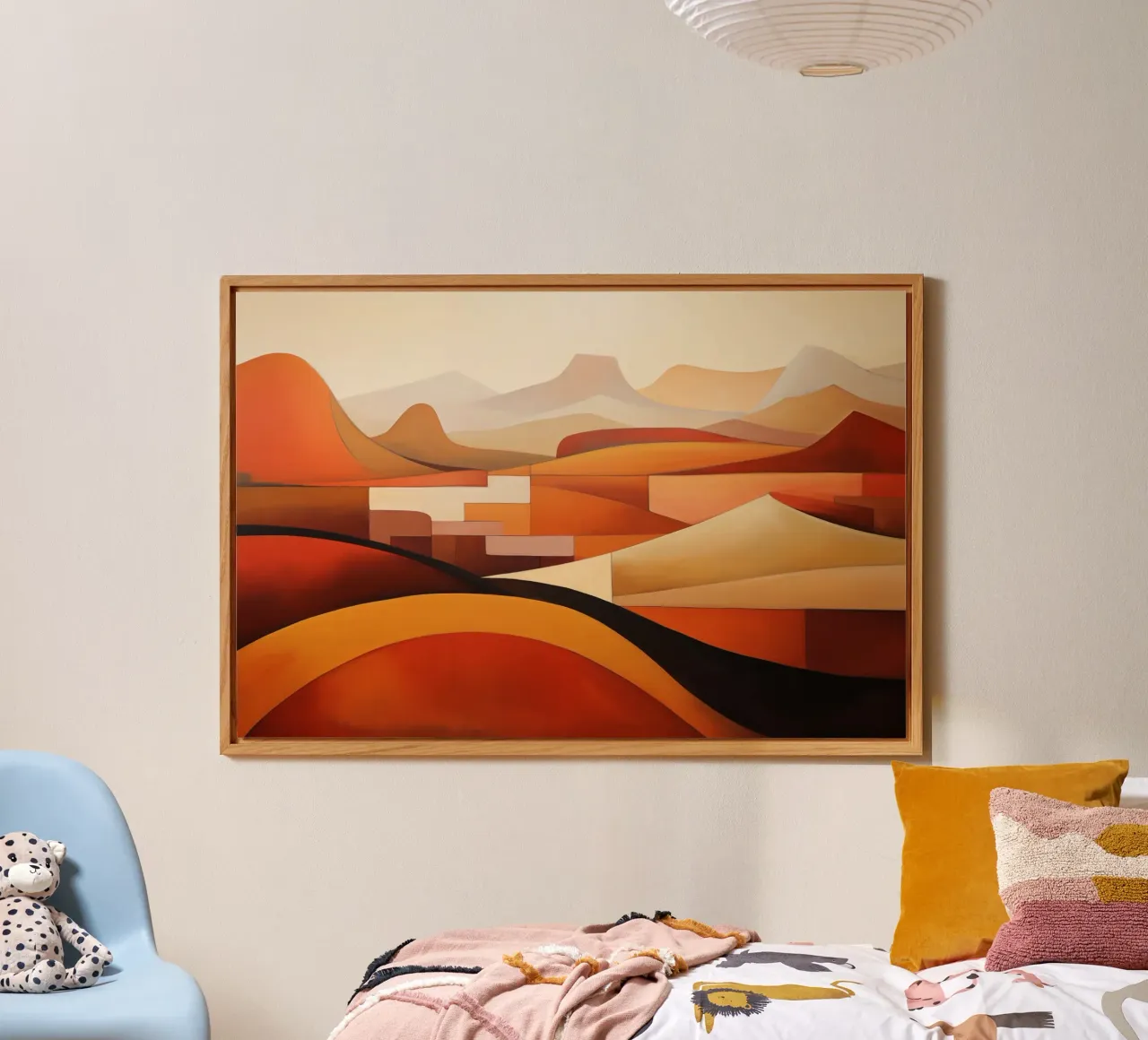 Paesaggio rosso alluminio dibond da Imagine