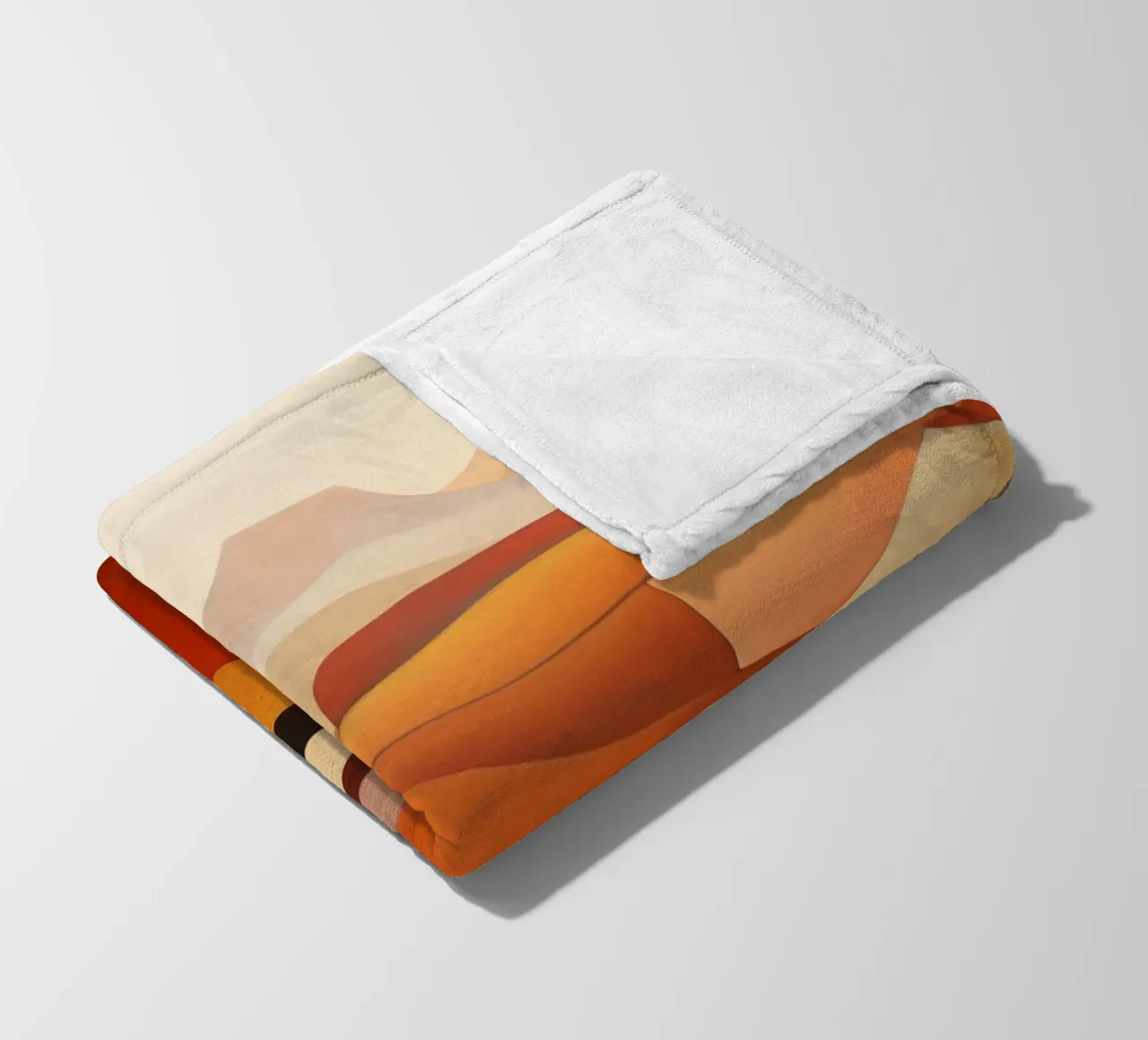 Paesaggio rosso coperta in pile da Imagine
