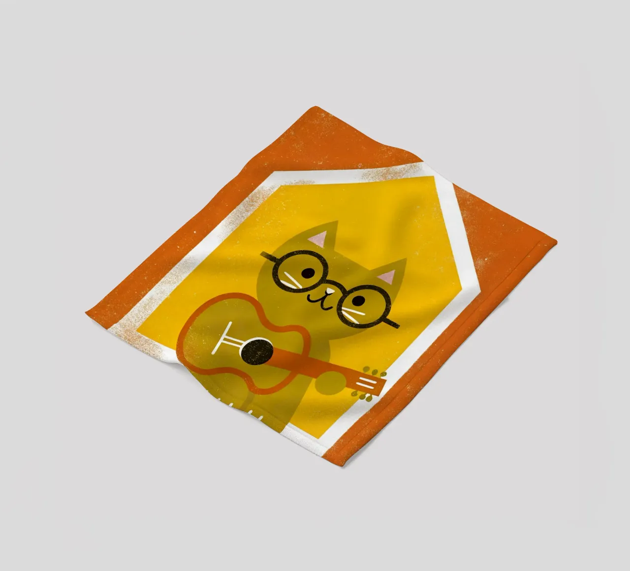 Chitarra Gatto coperta in pile da THE LATEST SHOP