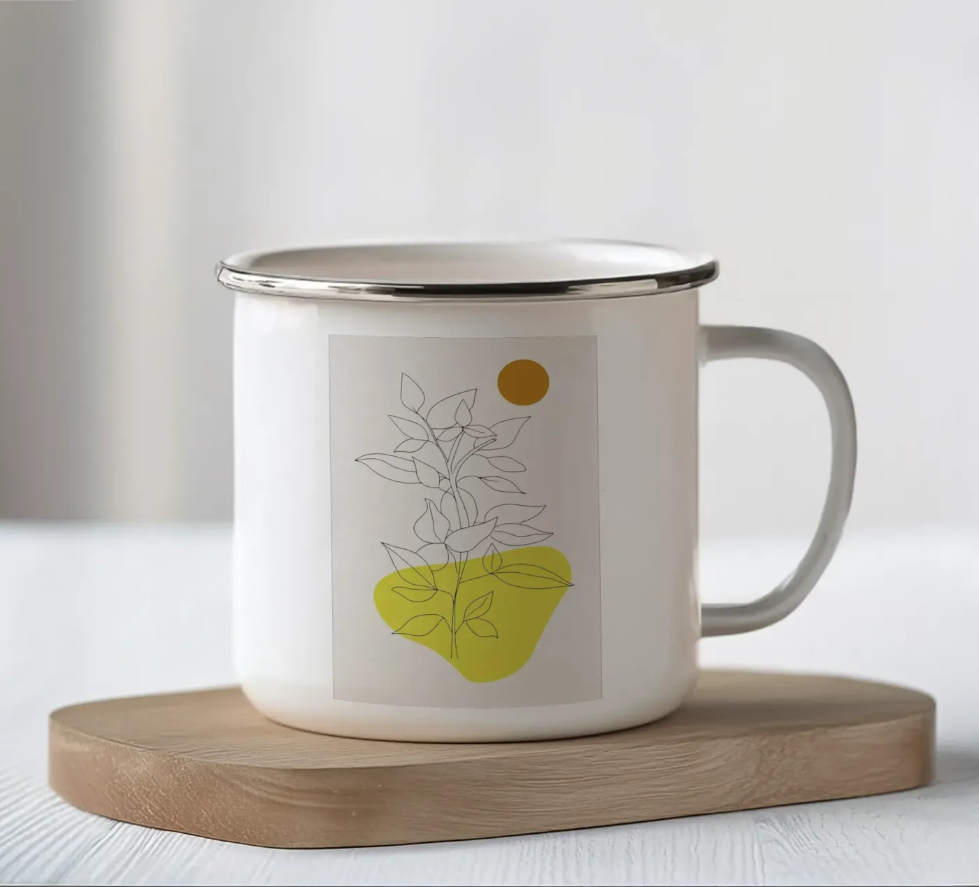 Warm Elements enamel mug by Pure