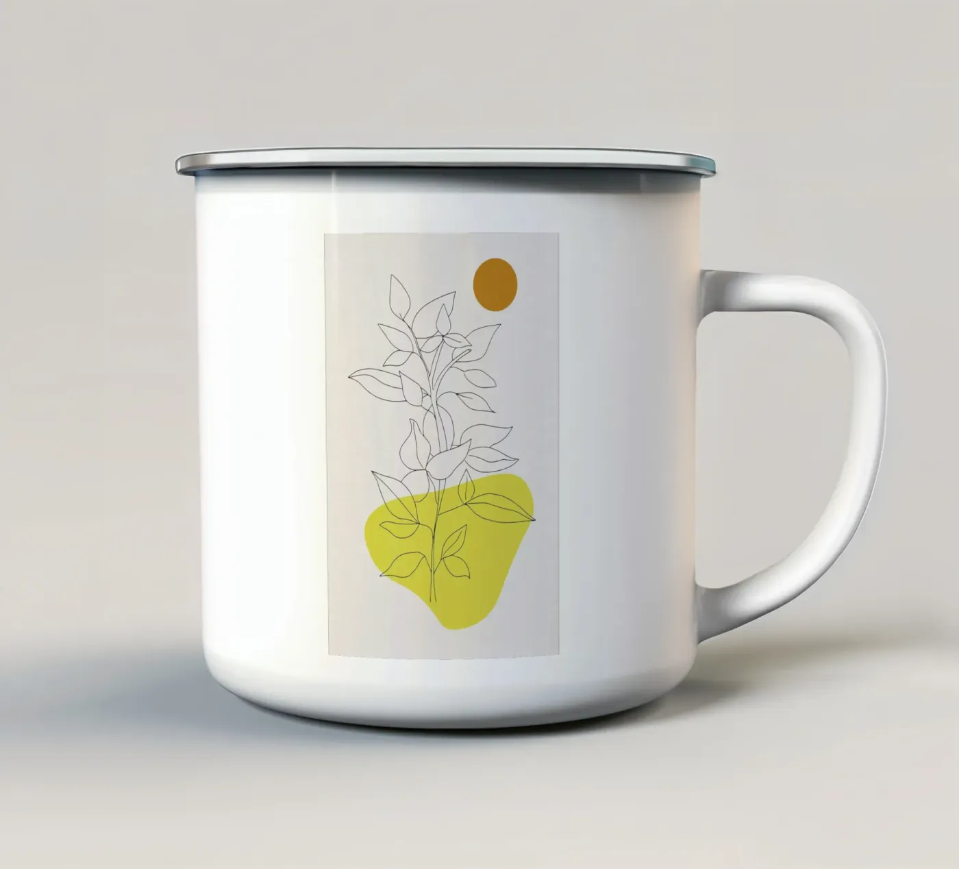 Warm Elements enamel mug by Pure