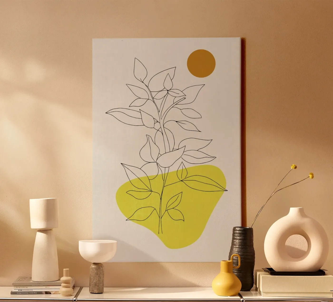 Warm Elements Leinwand von Pure