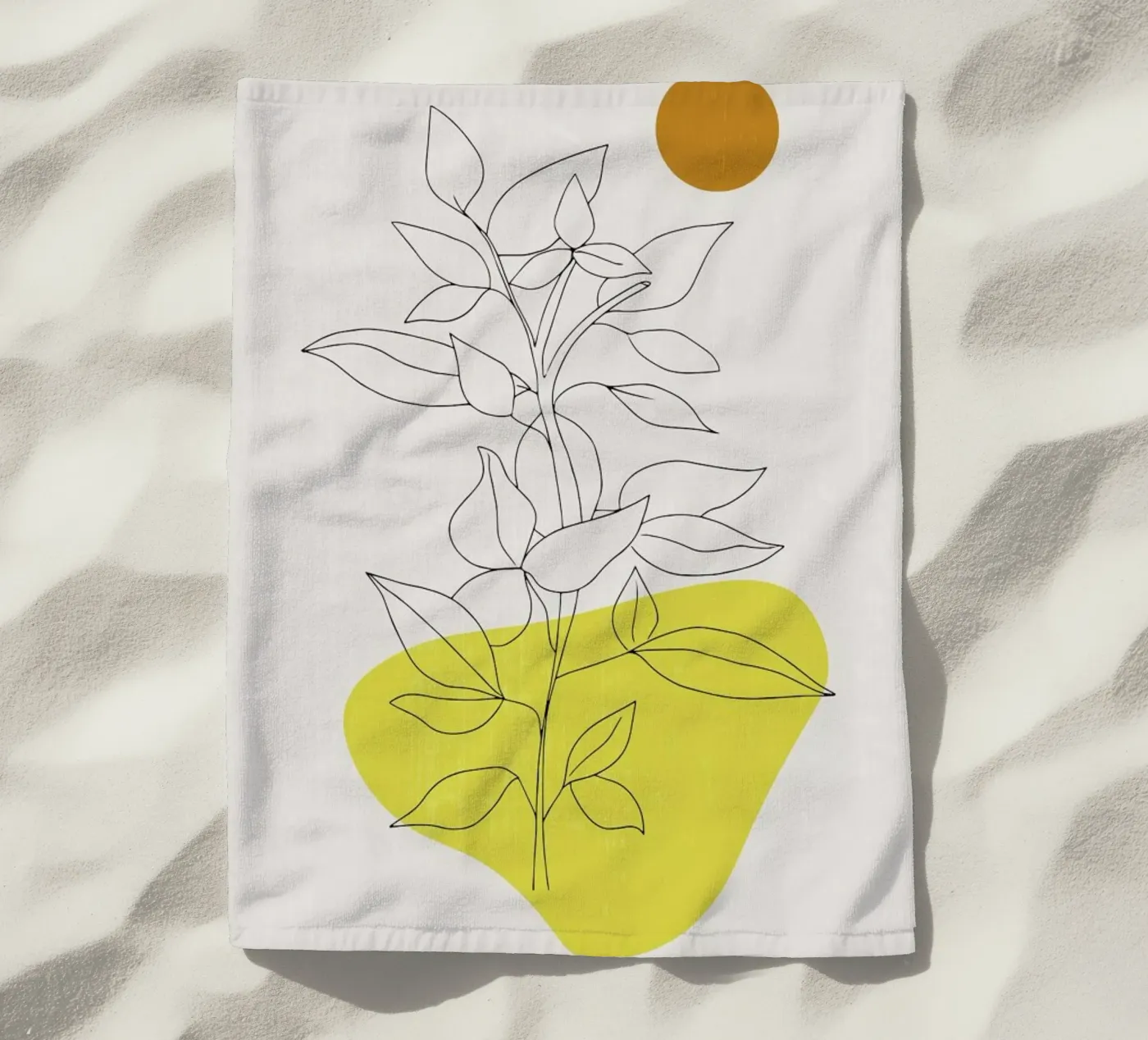 Warm Elements strandhanddoek van Pure
