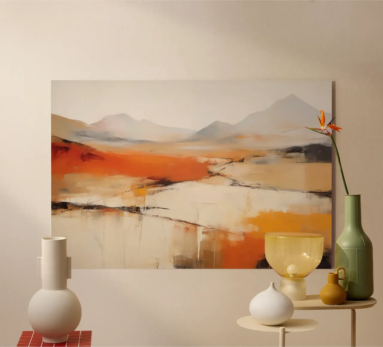 Paese delle colline plexiglass da Imagine