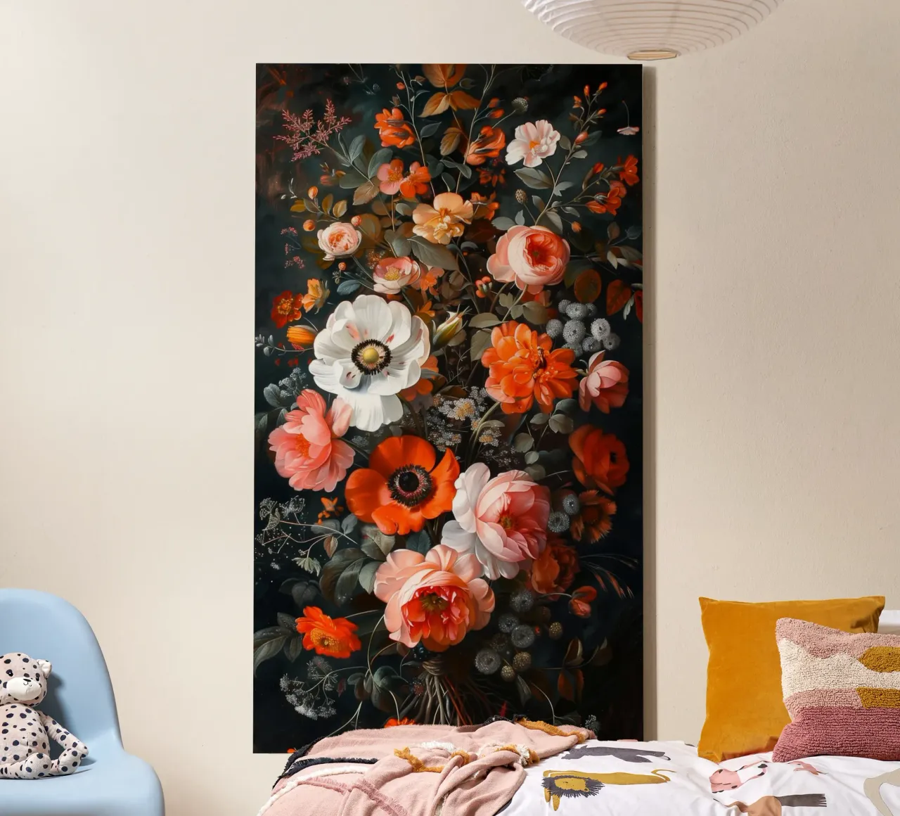 Un bodegón con flores lienzo de Imagine