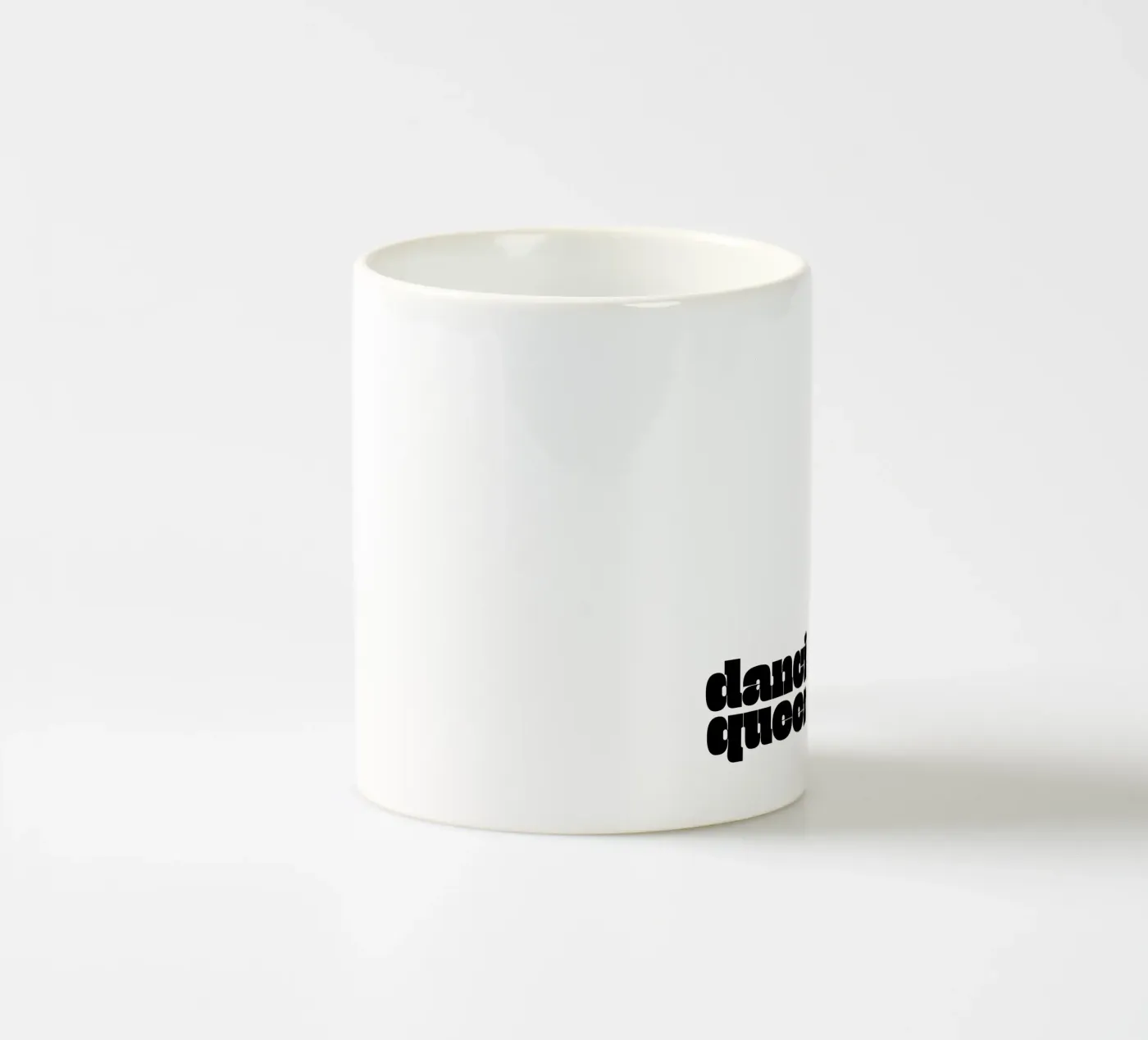 dancing queen ceramic mug by be.