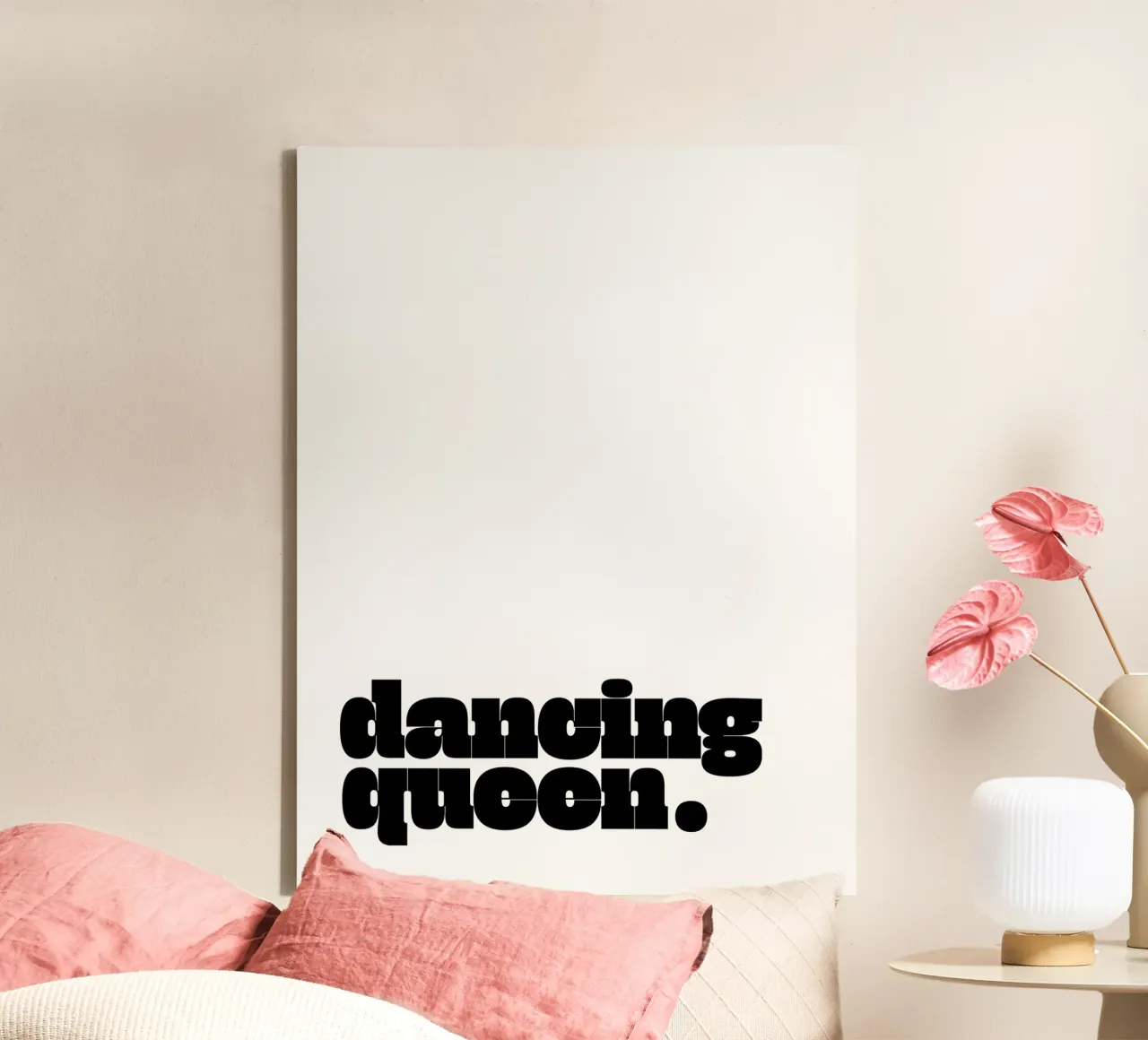 dancing queen canvas met Baklijst van be.