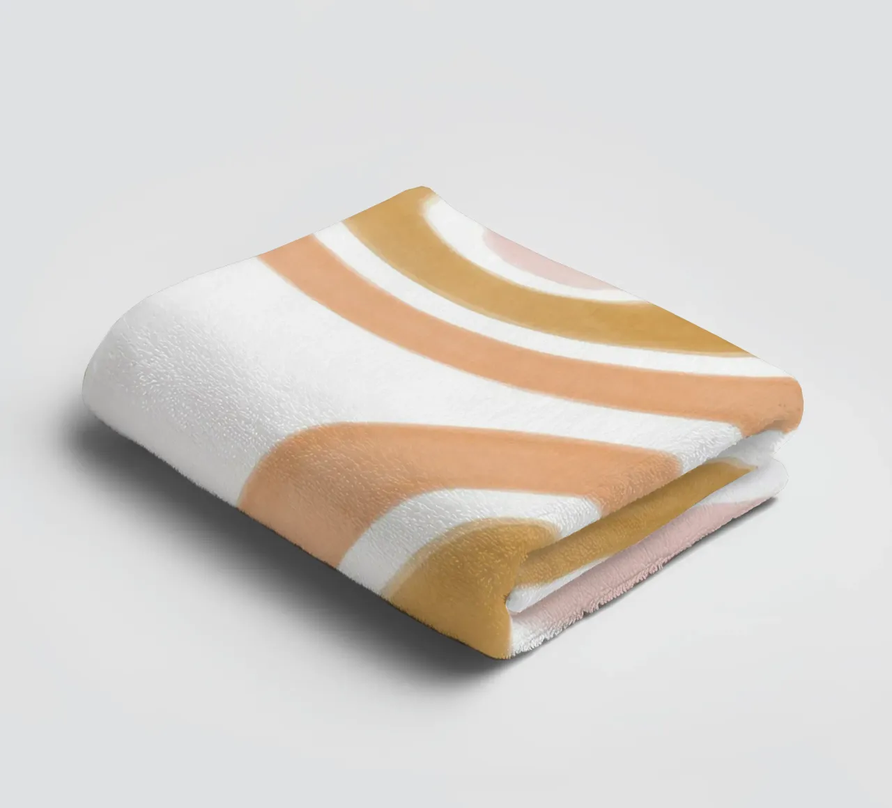 2 arcs-en-ciel dans des tons chauds serviette de bain de NouveauPrints