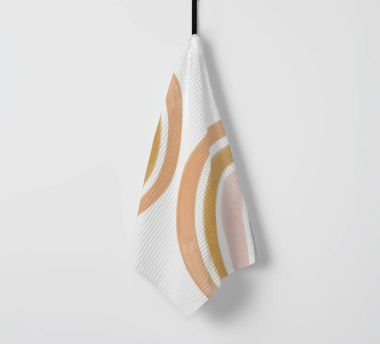 2 arcs-en-ciel dans des tons chauds torchon de NouveauPrints