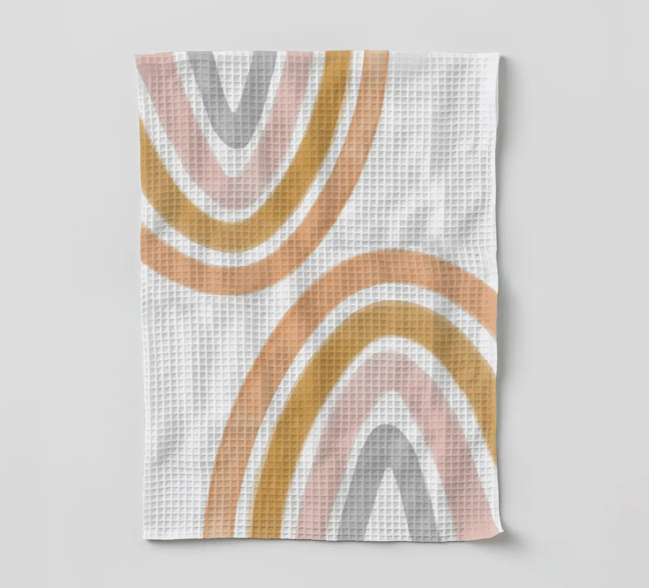 2 arcs-en-ciel dans des tons chauds torchon de NouveauPrints