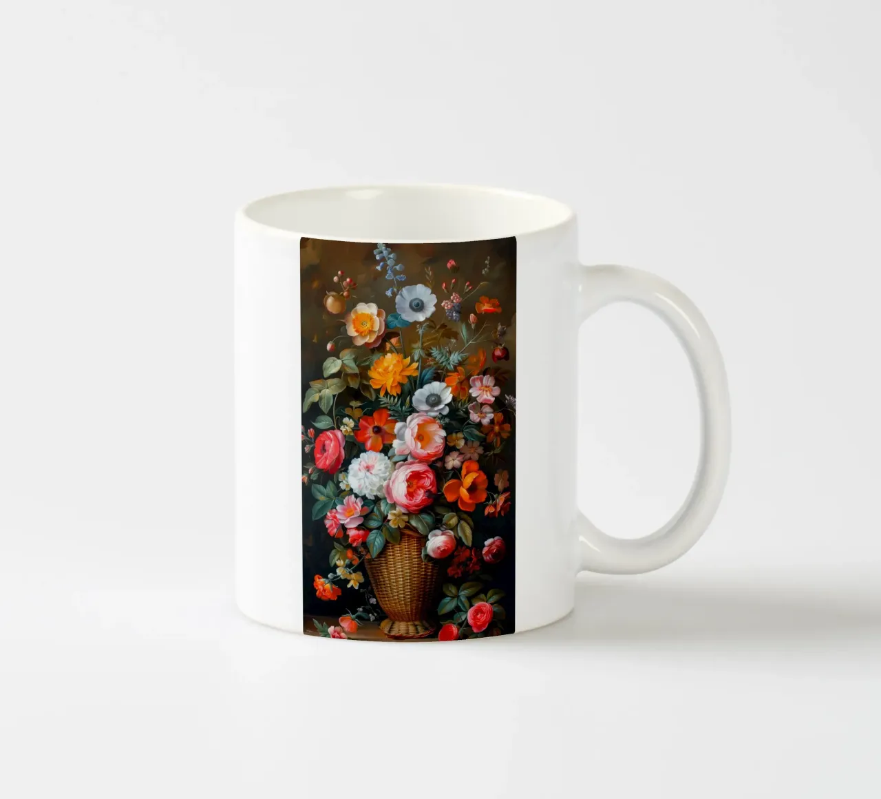 Una natura morta con fiori tazza in ceramica da Imagine