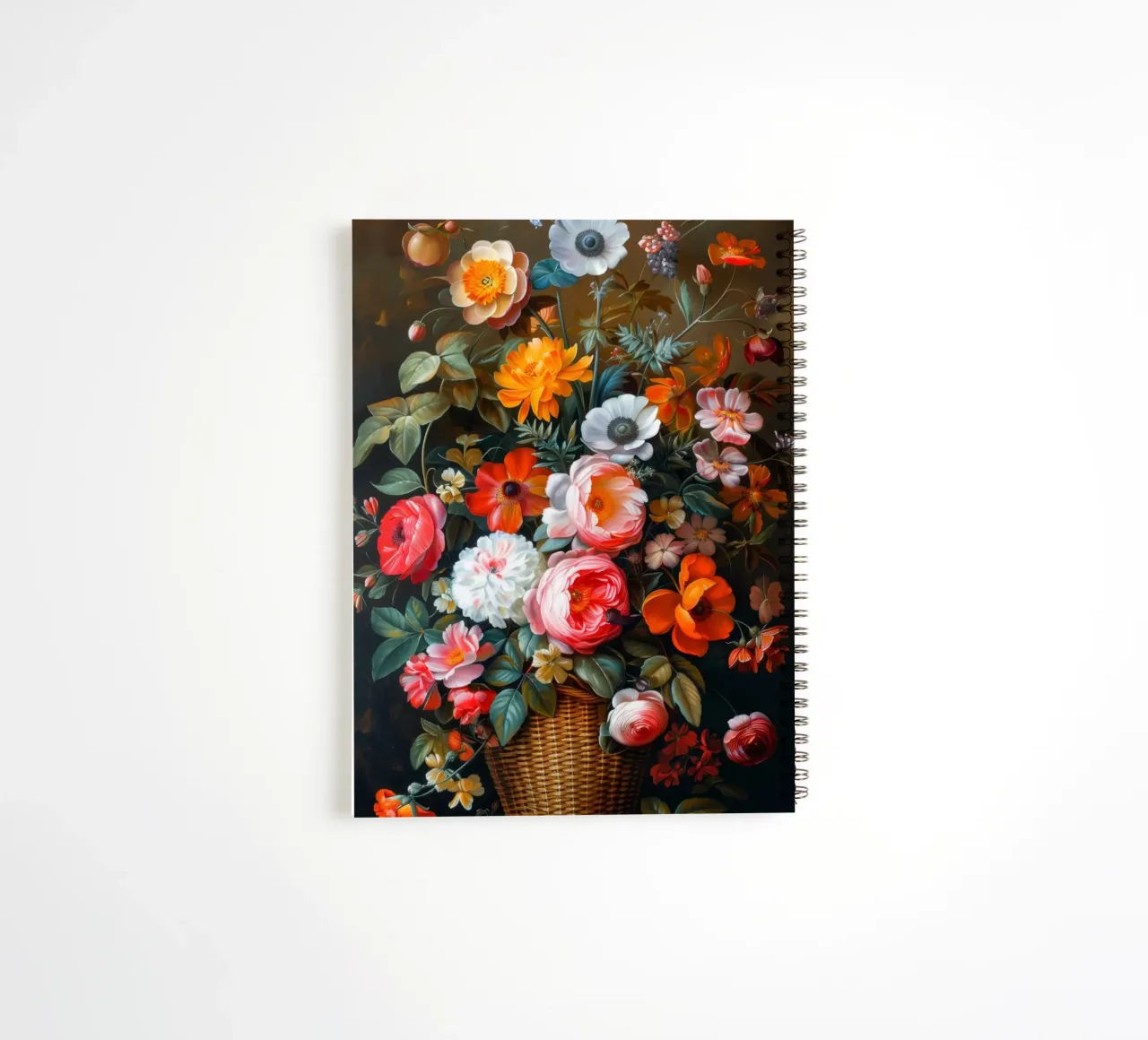 A still life with flowers spiral notebook by Imagine