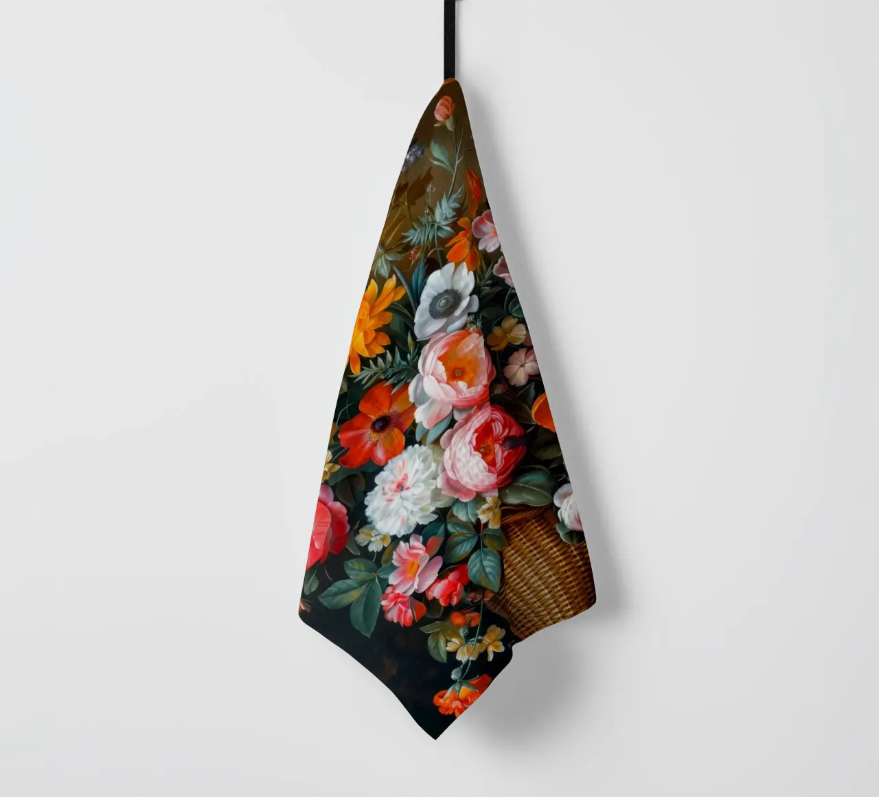 Une nature morte avec des fleurs torchon de Imagine