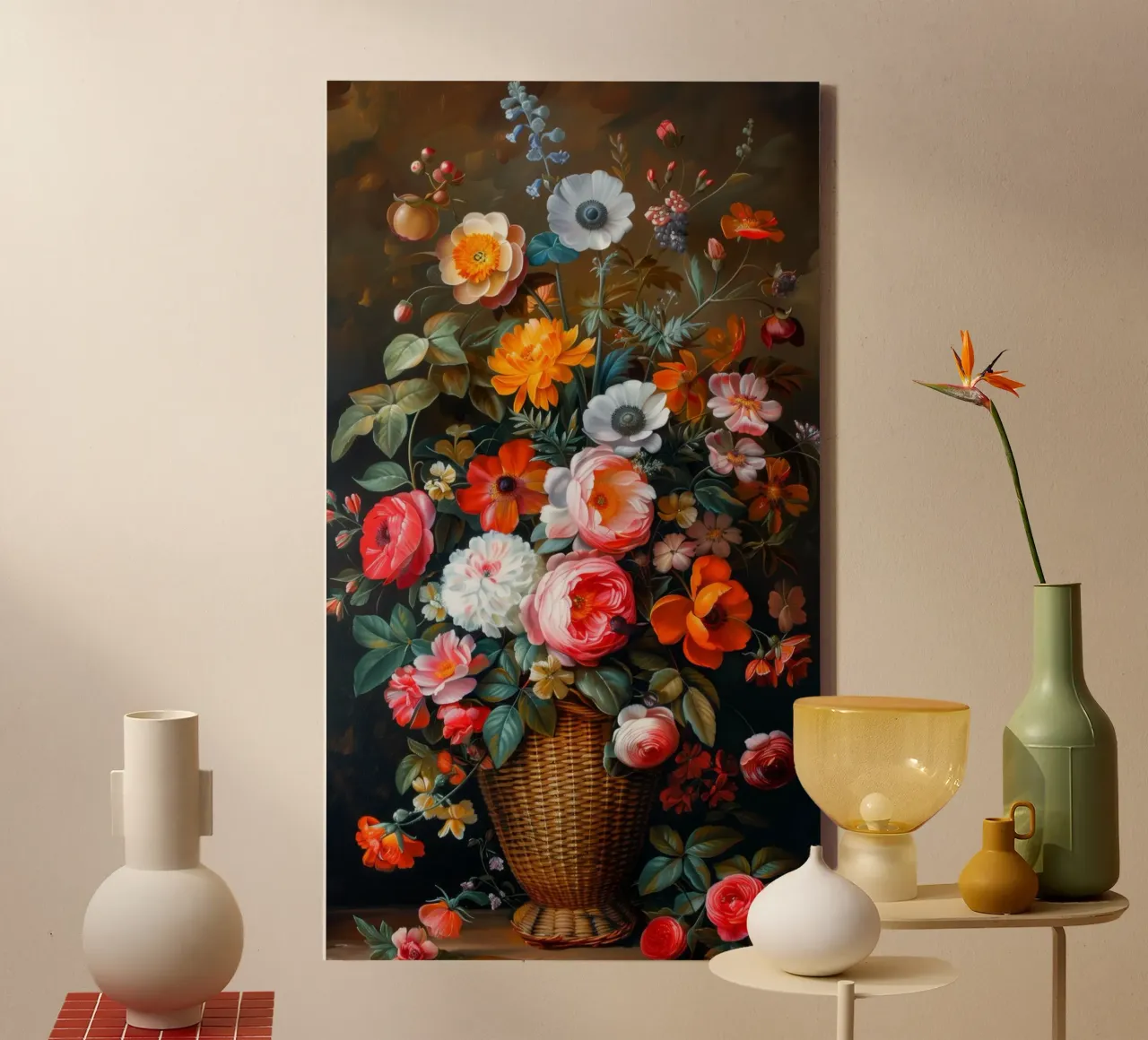 A still life with flowers canvas by Imagine