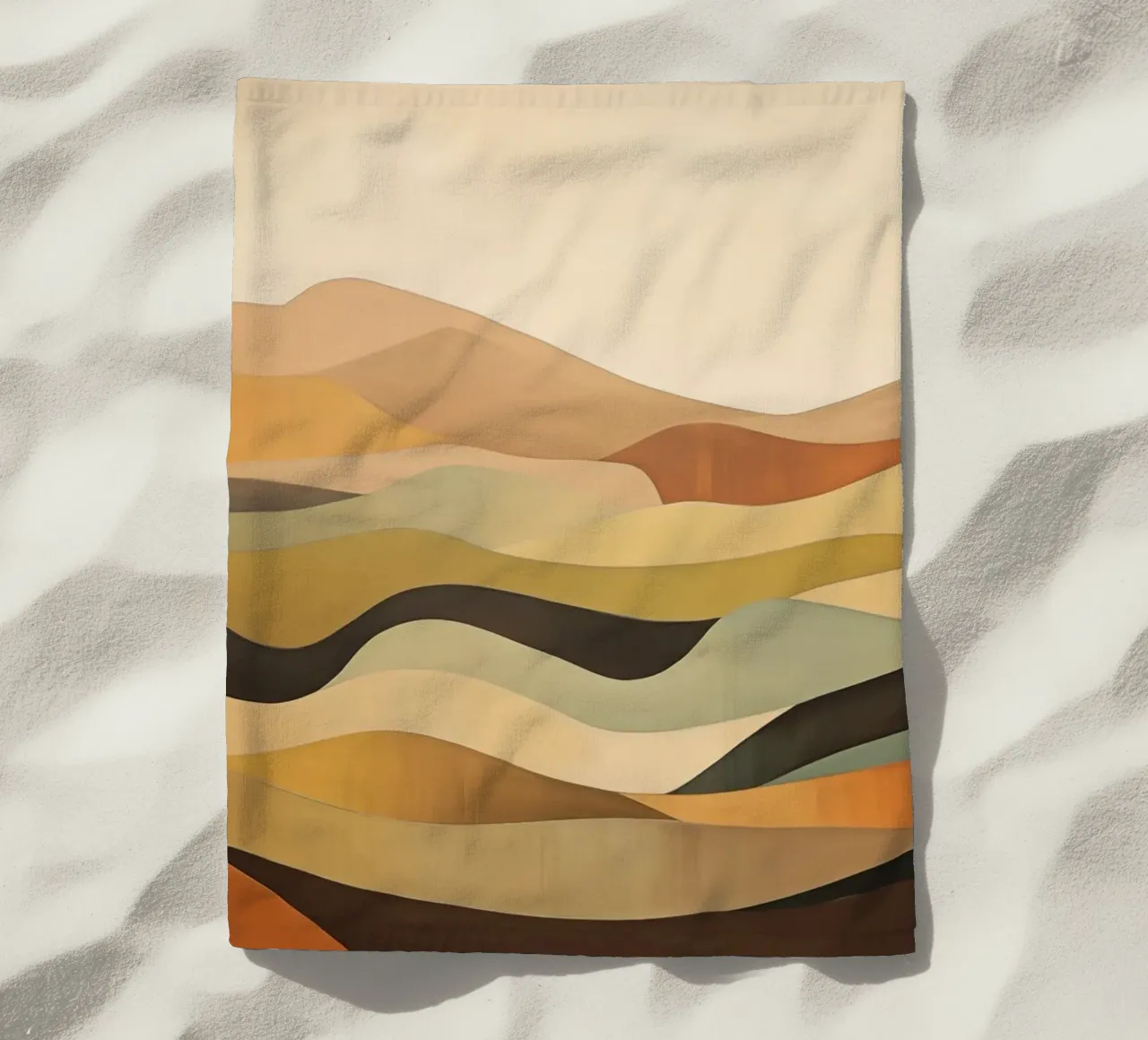 Hill Landscape beach towel by Imagine