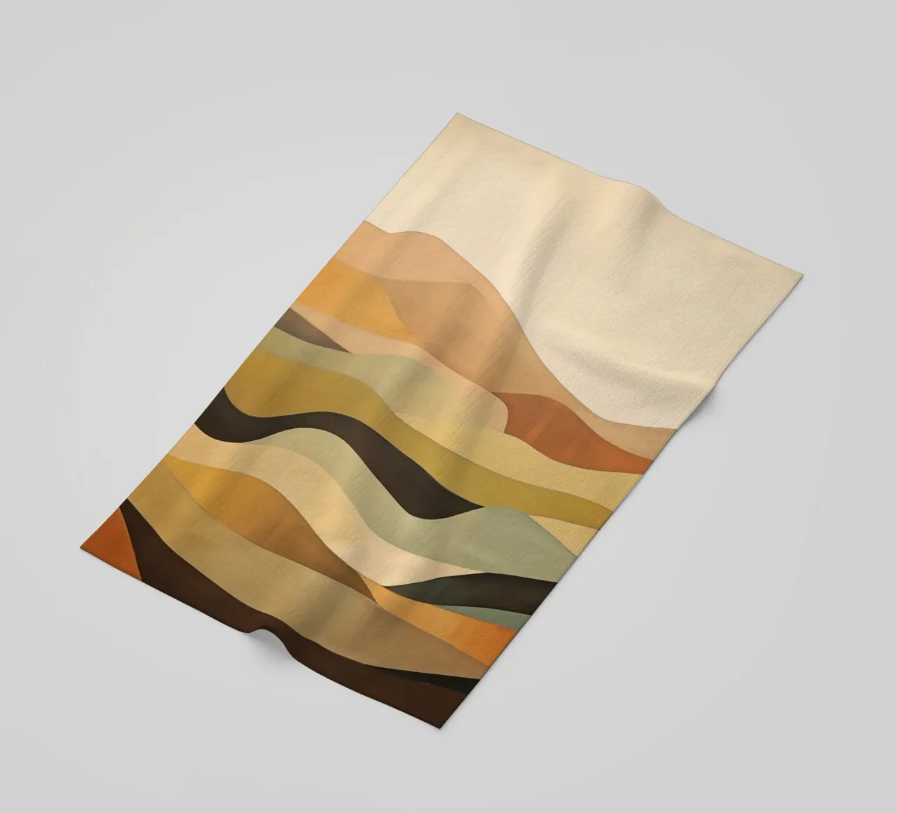 Hill Landscape beach towel by Imagine