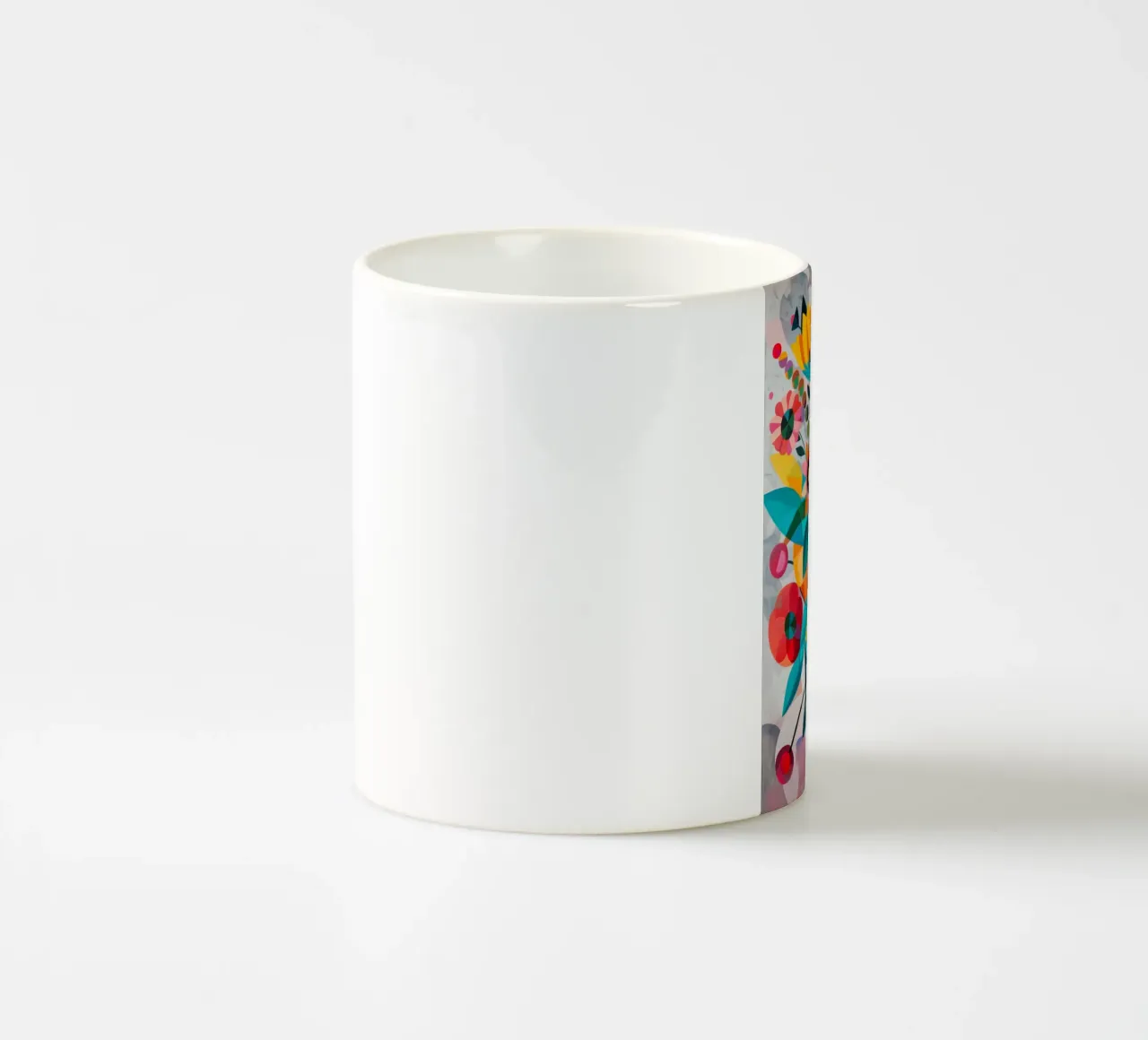 Fiori colorati tazza in ceramica da Imagine