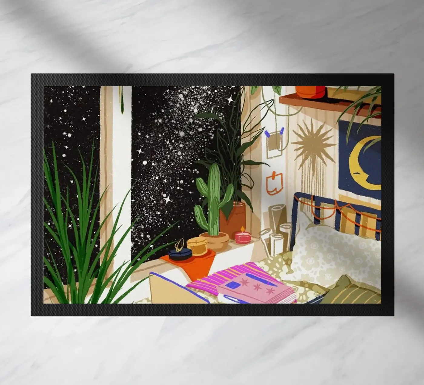 work space doormat by John C Labut