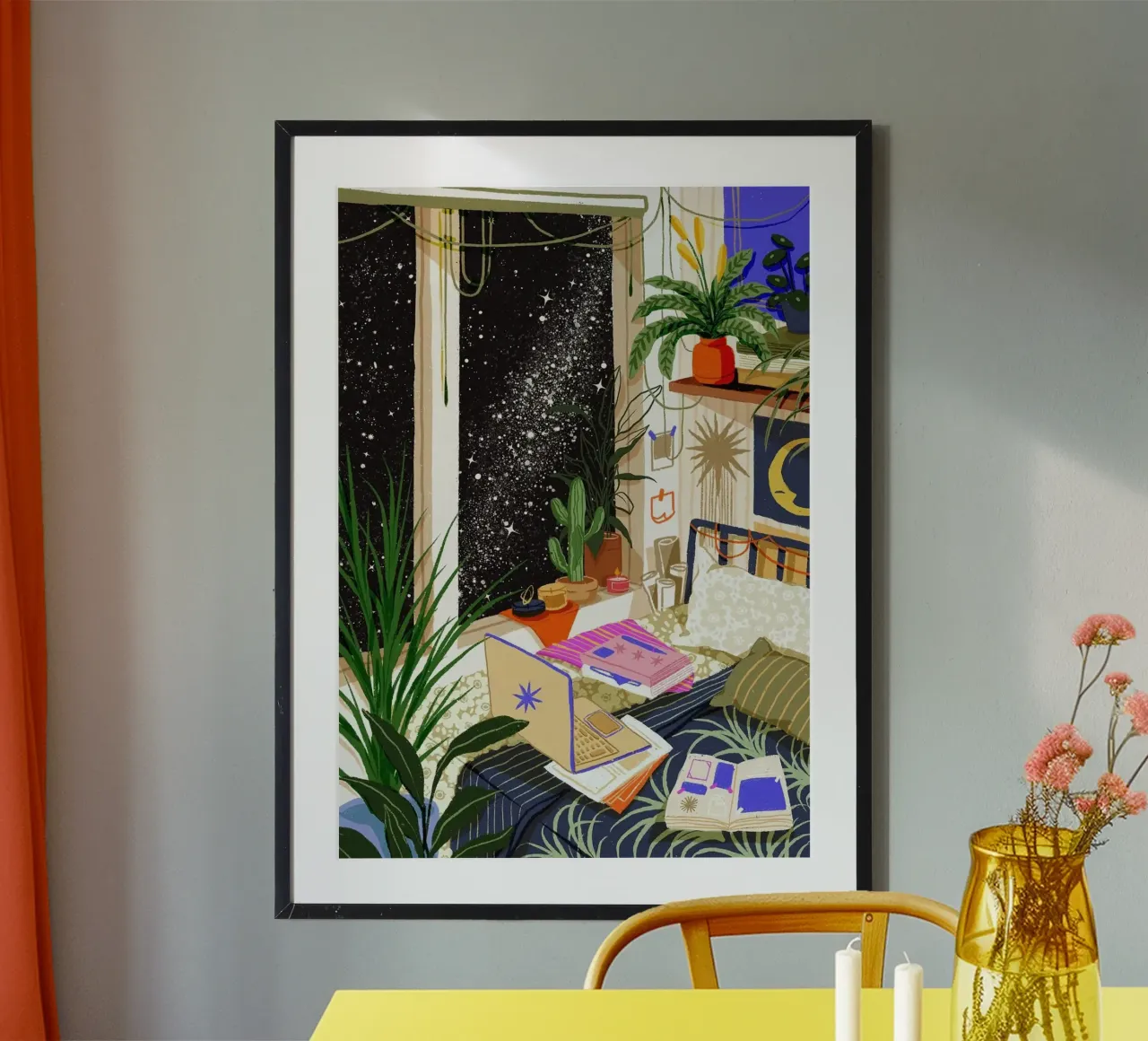 work space poster by John C Labut