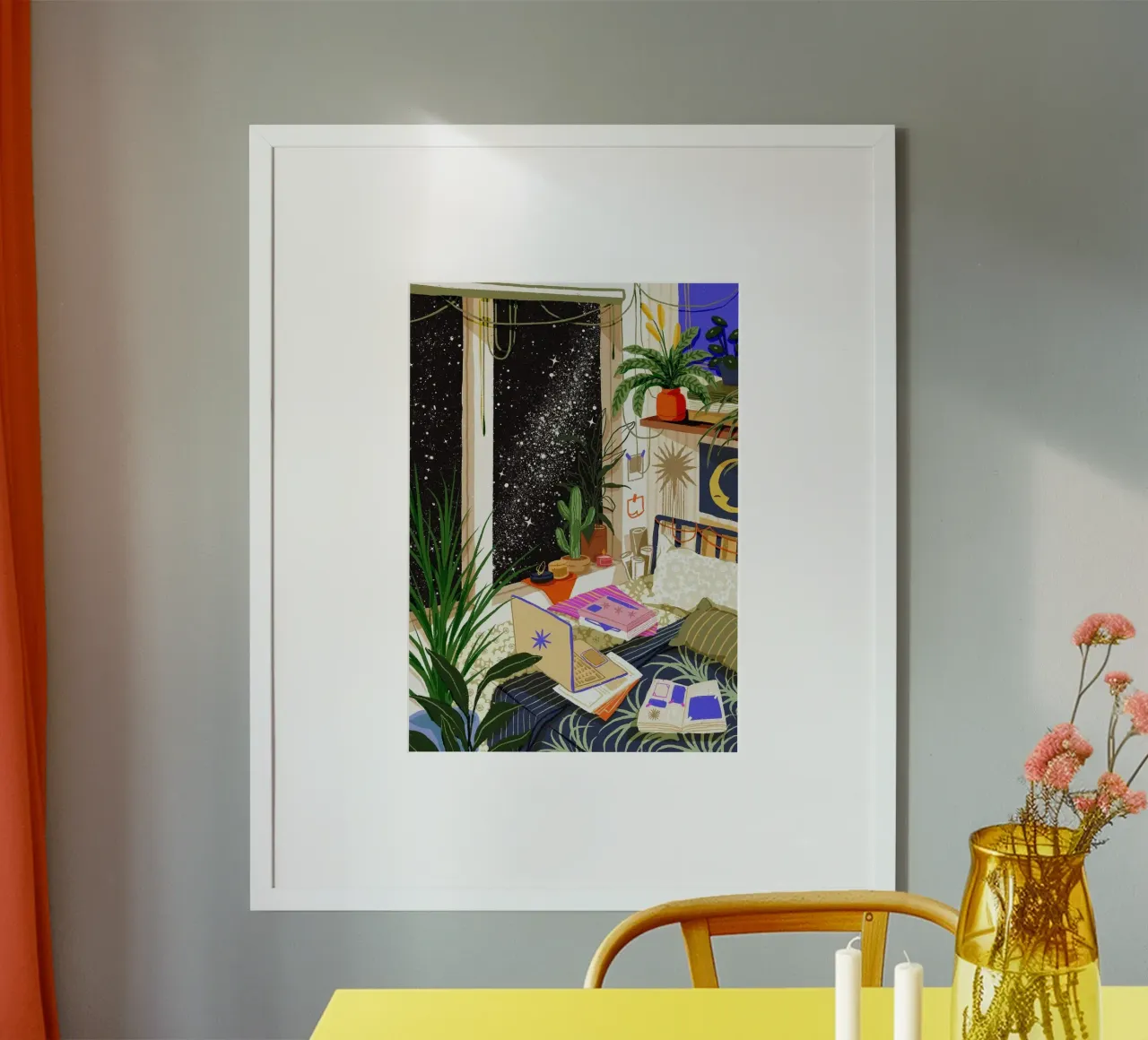 work space poster by John C Labut