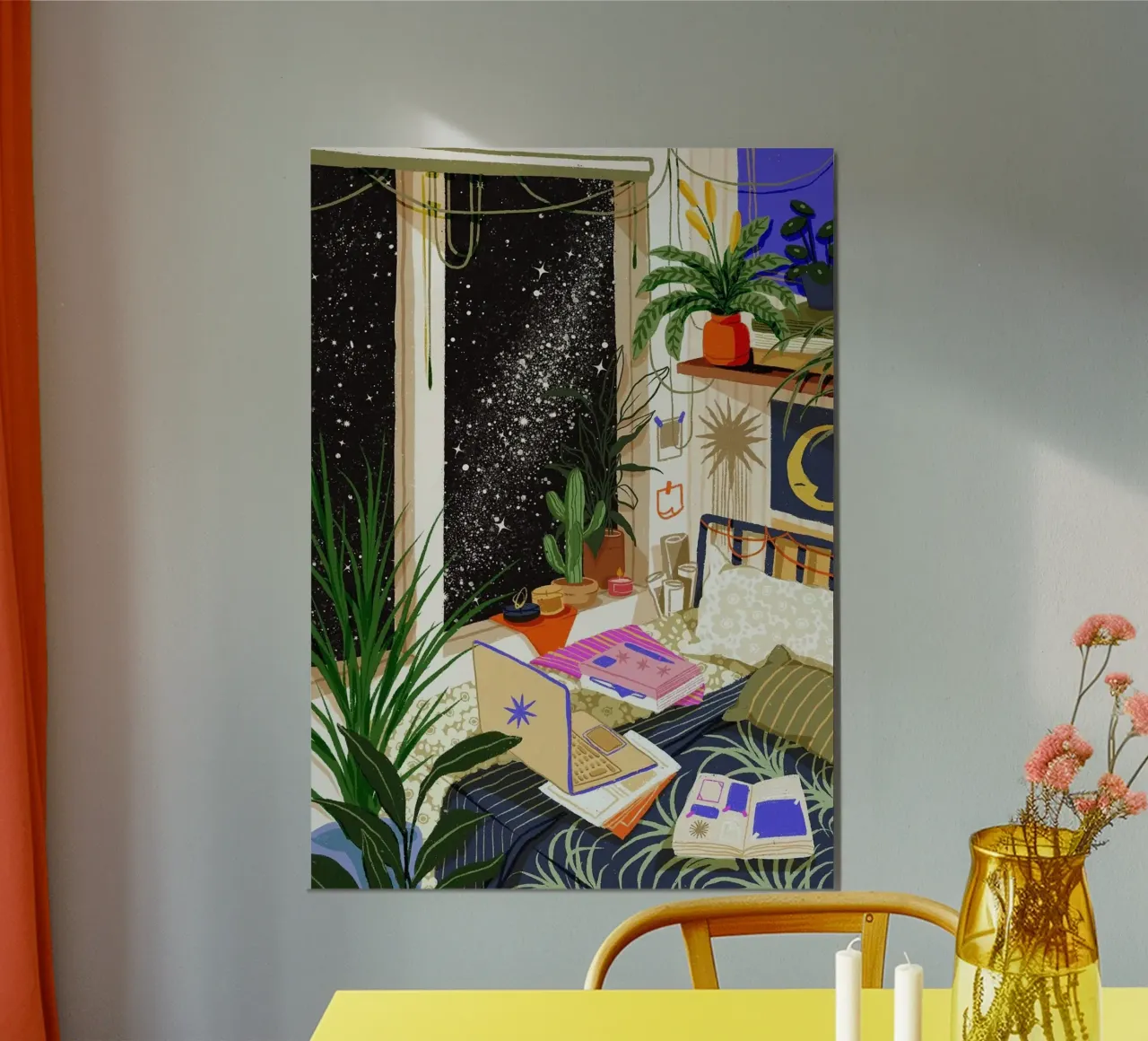 work space poster by John C Labut