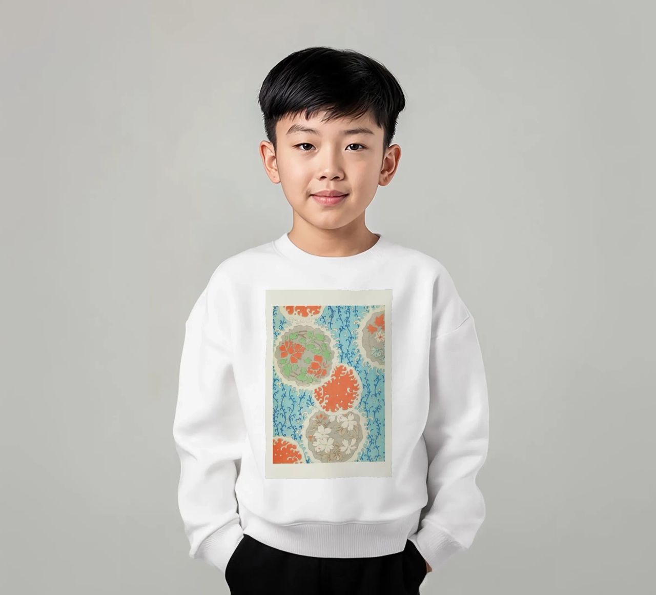 Shin-Bijutsukai - Float sudadera para niño de Vintage by JUNIQE
