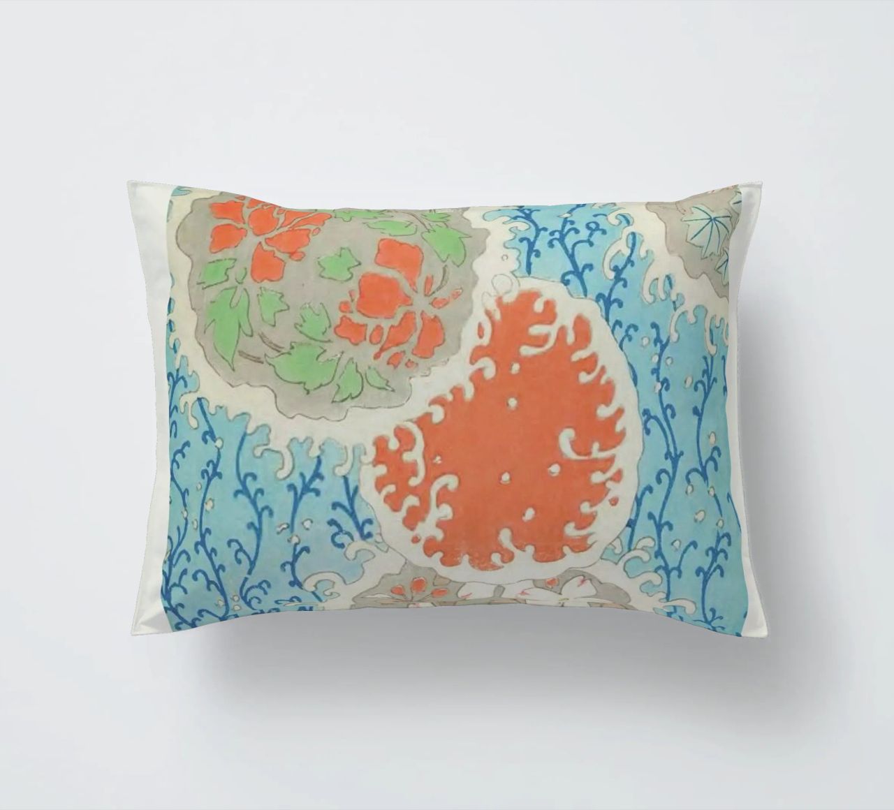 Shin-Bijutsukai - Float decorative cushion by Vintage by JUNIQE