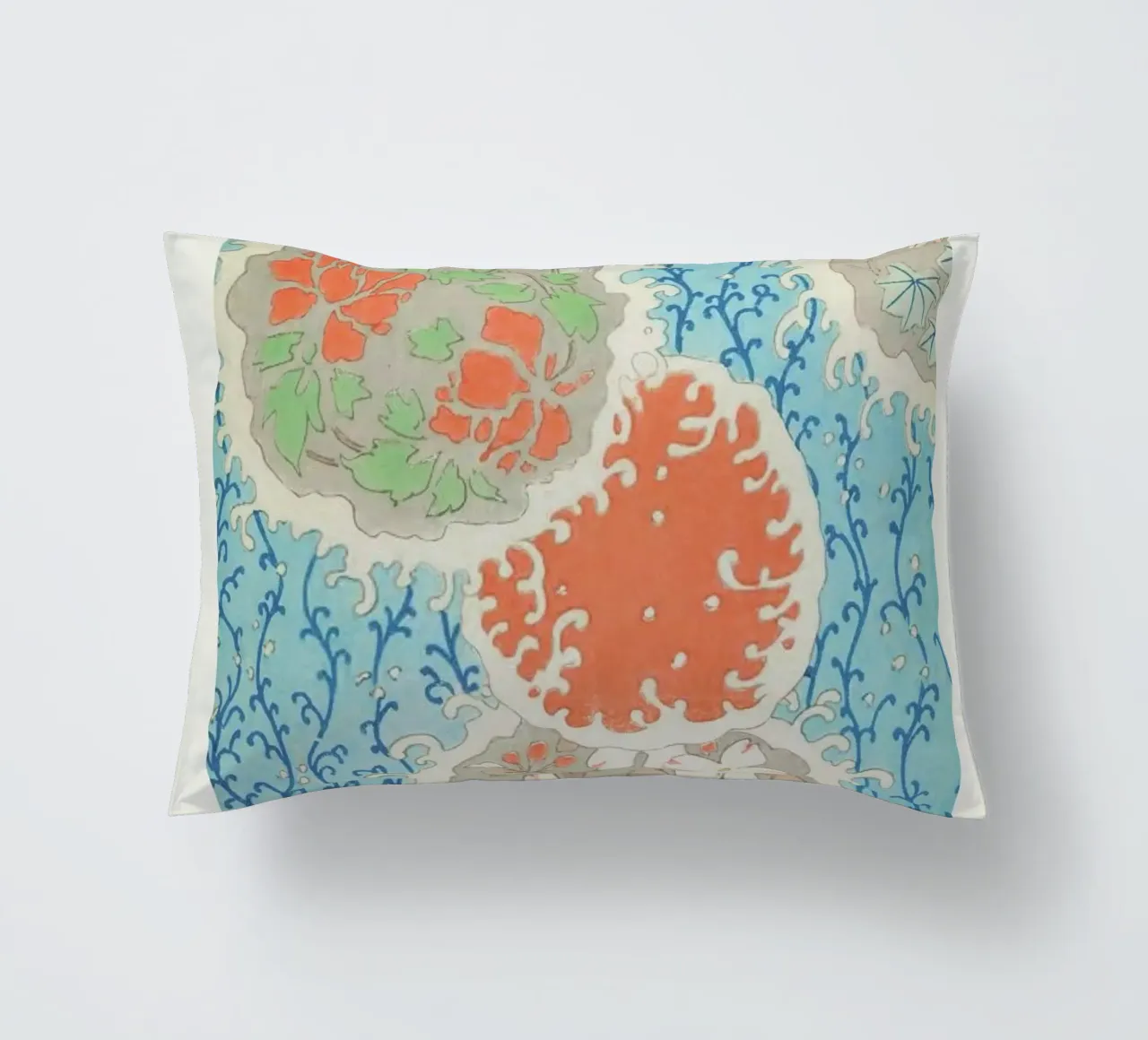 Shin-Bijutsukai - Float decorative cushion by Vintage by JUNIQE