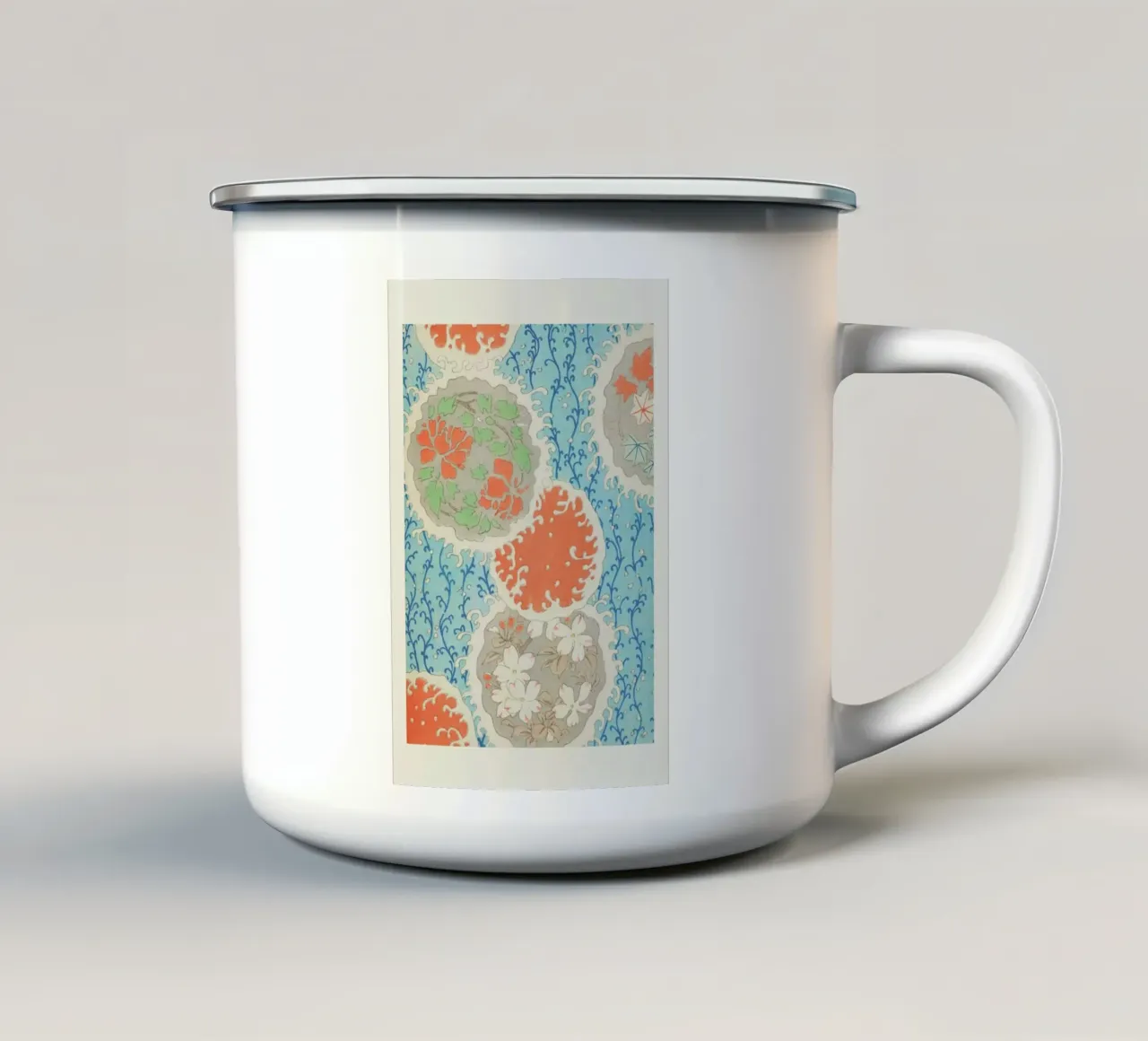 Shin-Bijutsukai - Float tazza in smalto da Vintage by JUNIQE