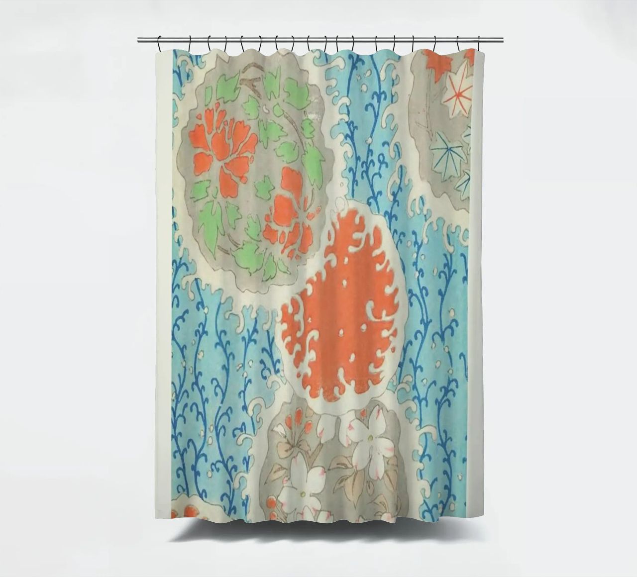Shin-Bijutsukai - Float cortina de baño de Vintage by JUNIQE