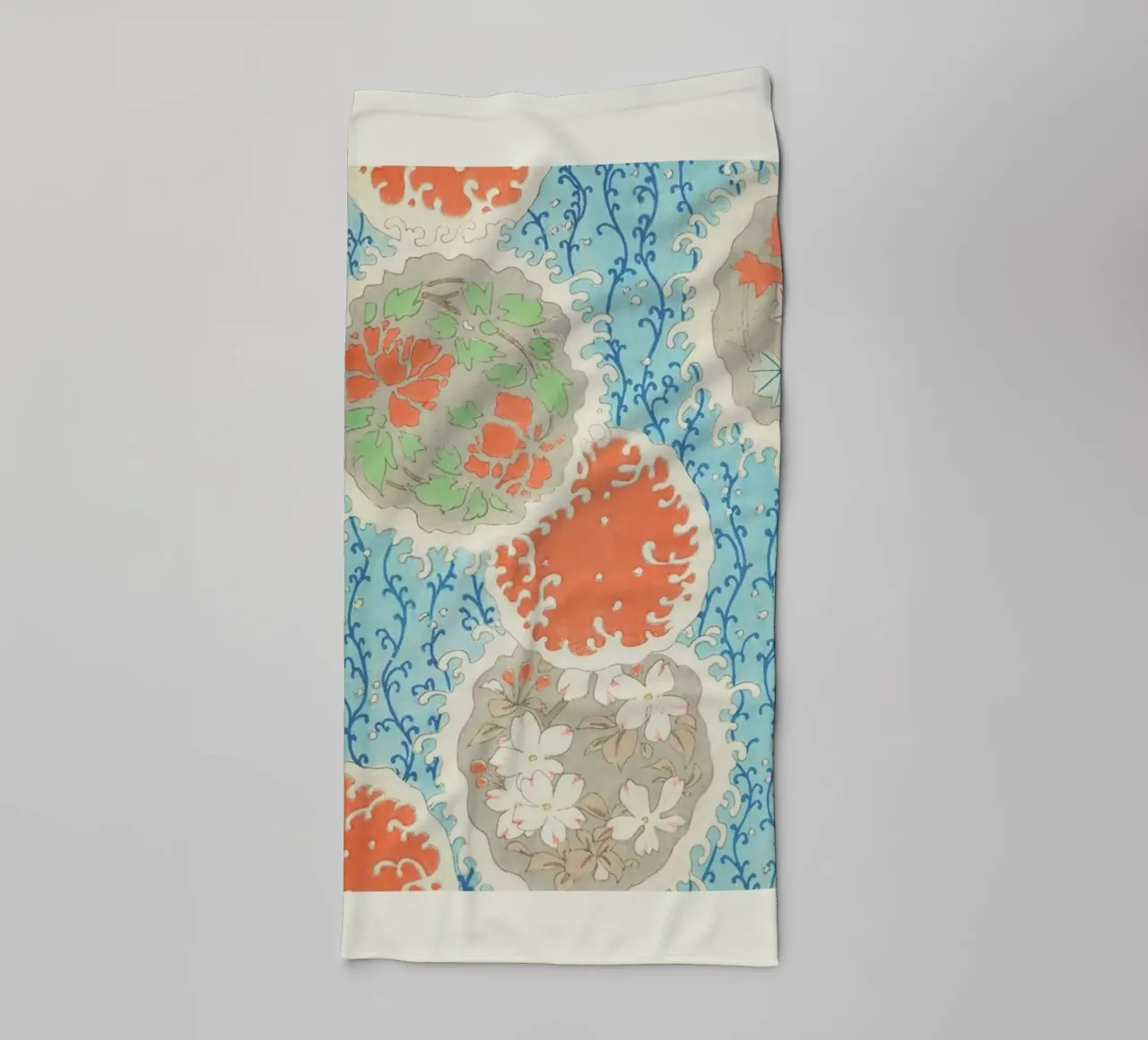 Shin-Bijutsukai - Float badhanddoek van Vintage by JUNIQE