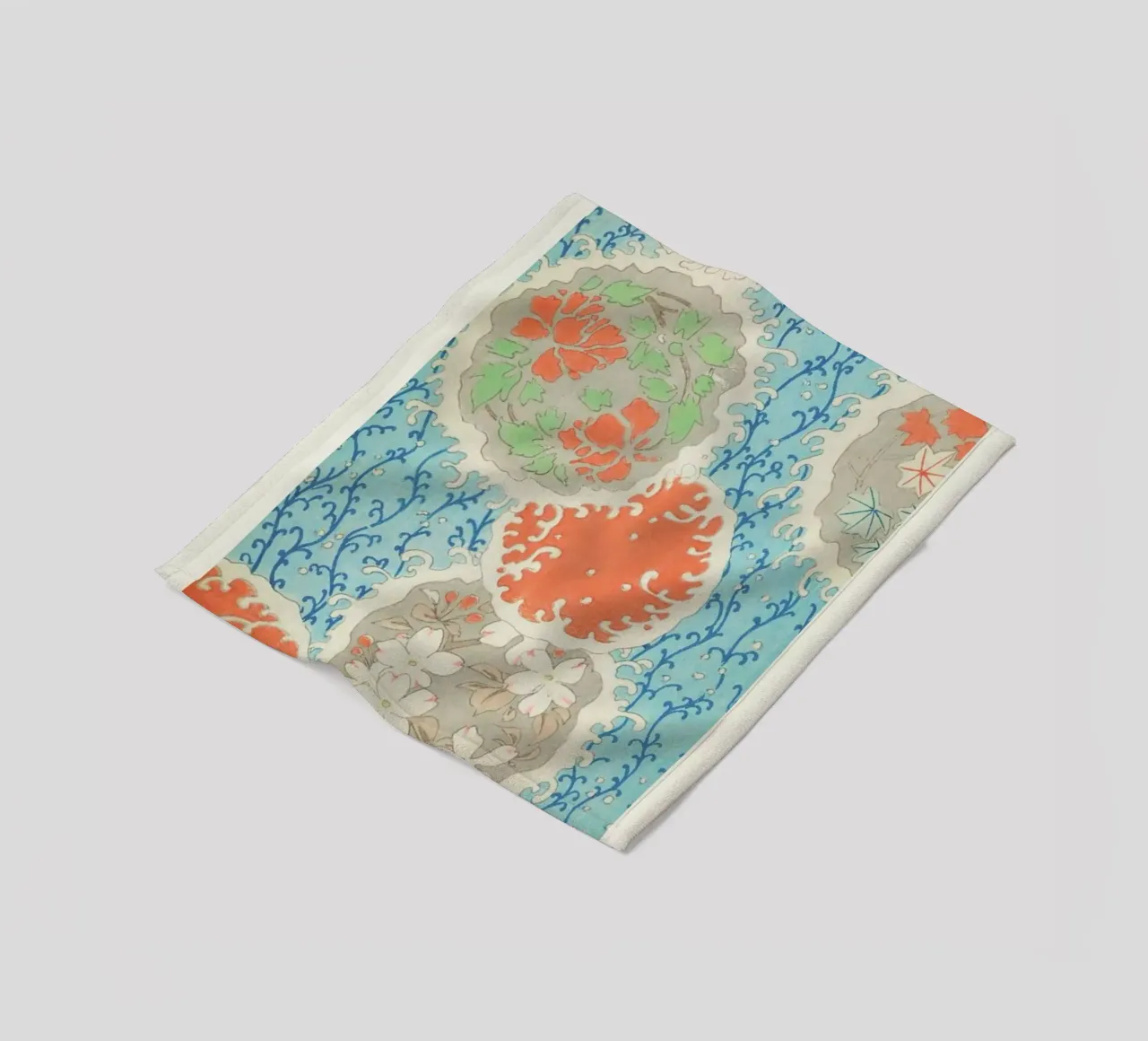 Shin-Bijutsukai - Float fleece blanket by Vintage by JUNIQE