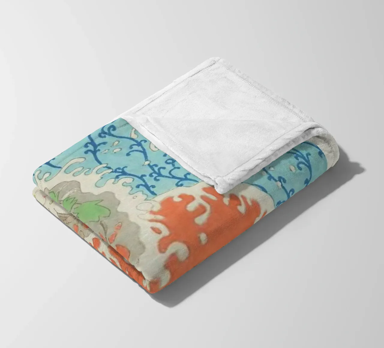 Shin-Bijutsukai - Float fleece blanket by Vintage by JUNIQE